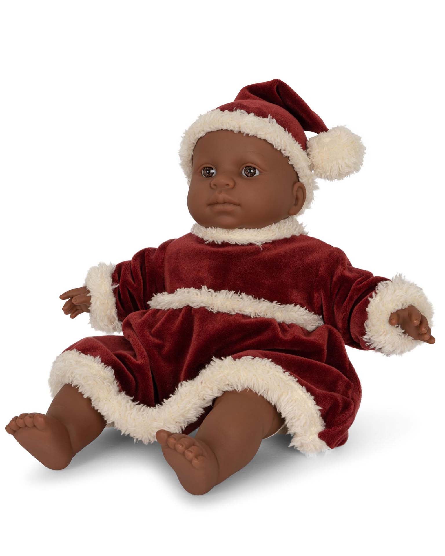 Konges Sløjd doll christmas dress + hat in jolly red Konges Sløjd - enjoykidsus