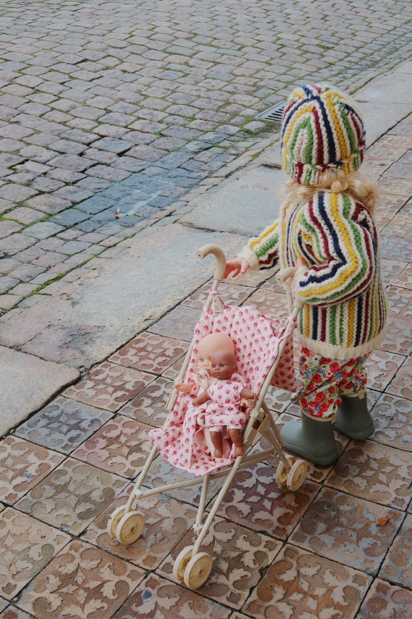 Konges Sløjd Doll Stroller - Rosie Rose Konges Sløjd