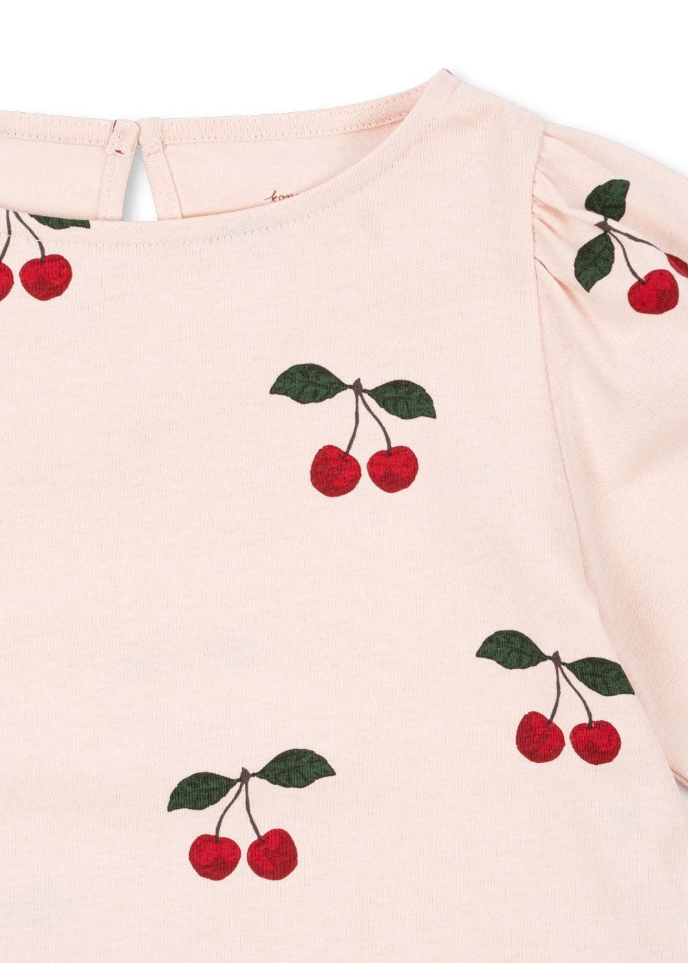 Konges Sløjd DREY SLIT TEE GOTS - MA GRANDE CERISE PEONY Konges Sløjd