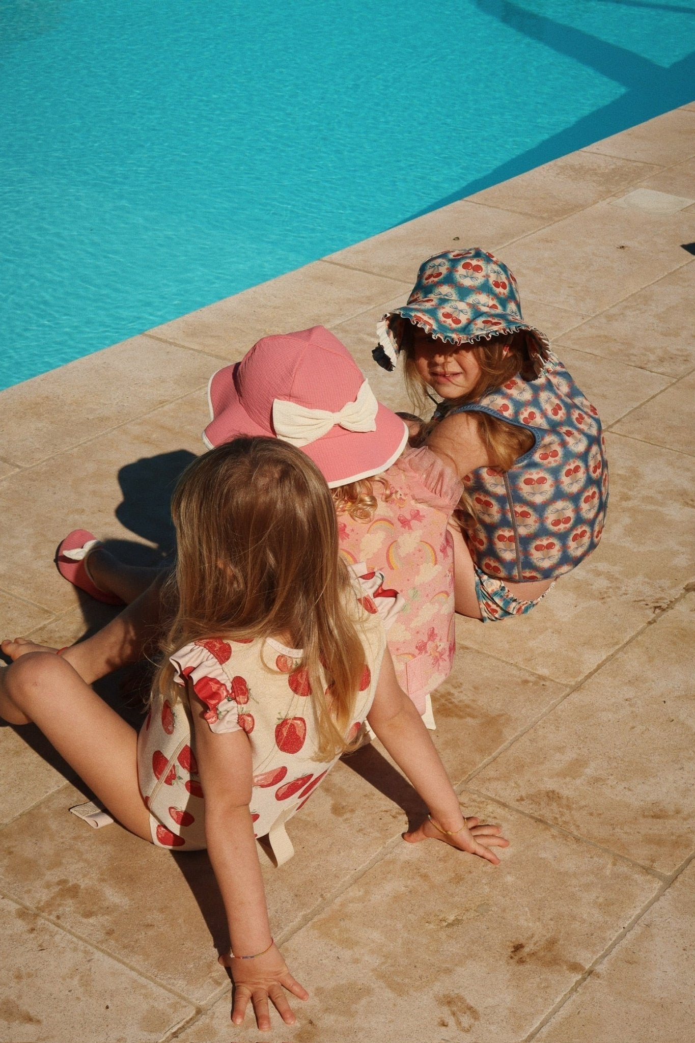 Konges Sløjd ELLIS SWIM VEST - cherry bow blue Konges Sløjd