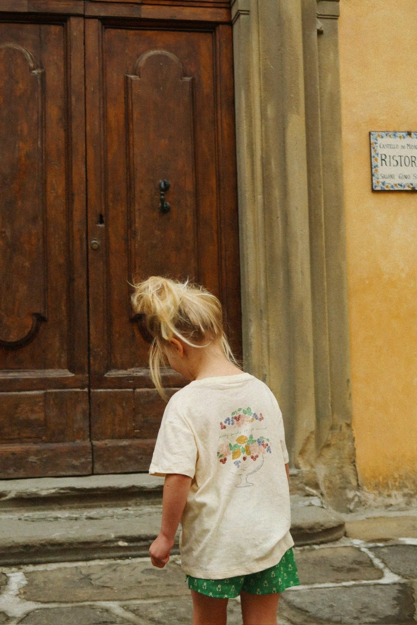 Konges Sløjd ERA TEE - buttercream/juicy Konges Sløjd New Collection