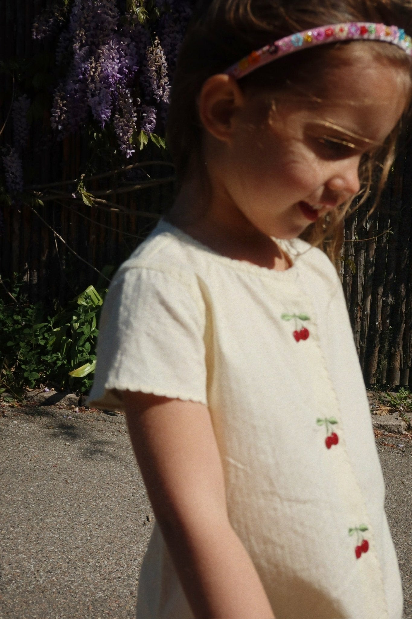 Konges Sløjd EVIA CHERRY DRESS - cloud cream Konges Sløjd New Collection