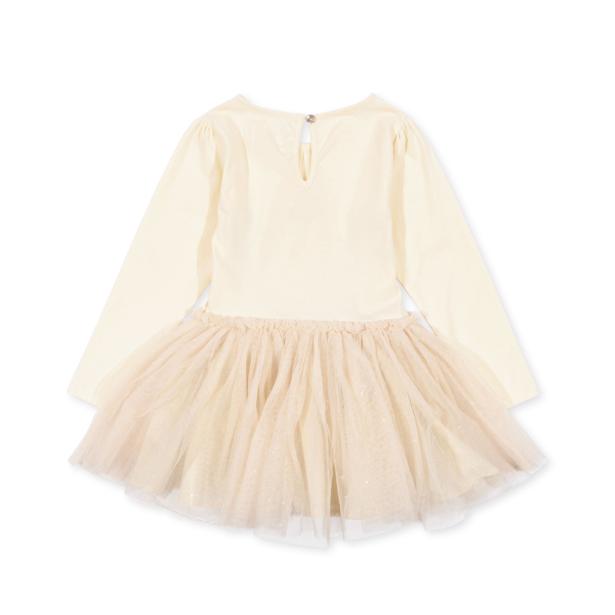 Konges Sløjd Fairy ballerina dress - swan buttercream glitter Konges Sløjd