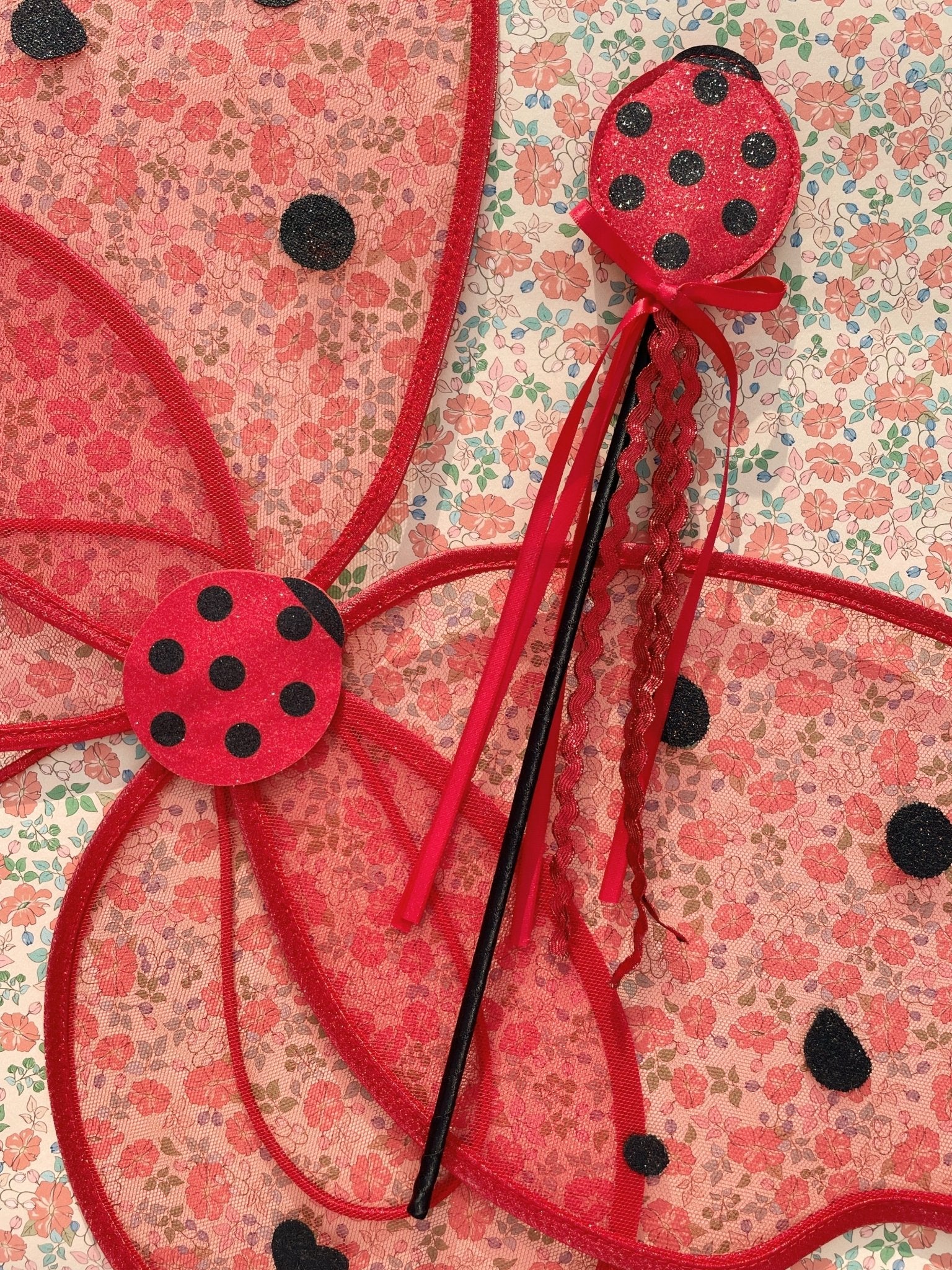 Konges Sløjd FAIRY LADYBUG COSTUME - ladybug glitter Konges Sløjd