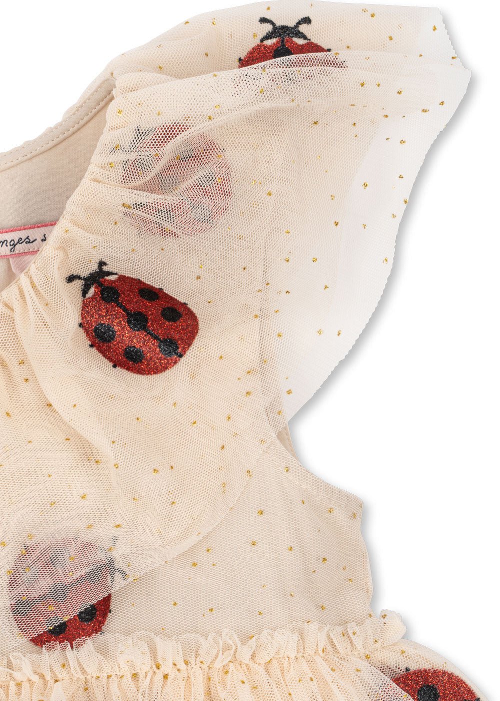 Konges Sløjd FAYETTE DRESS - ladybug glitter Konges Sløjd