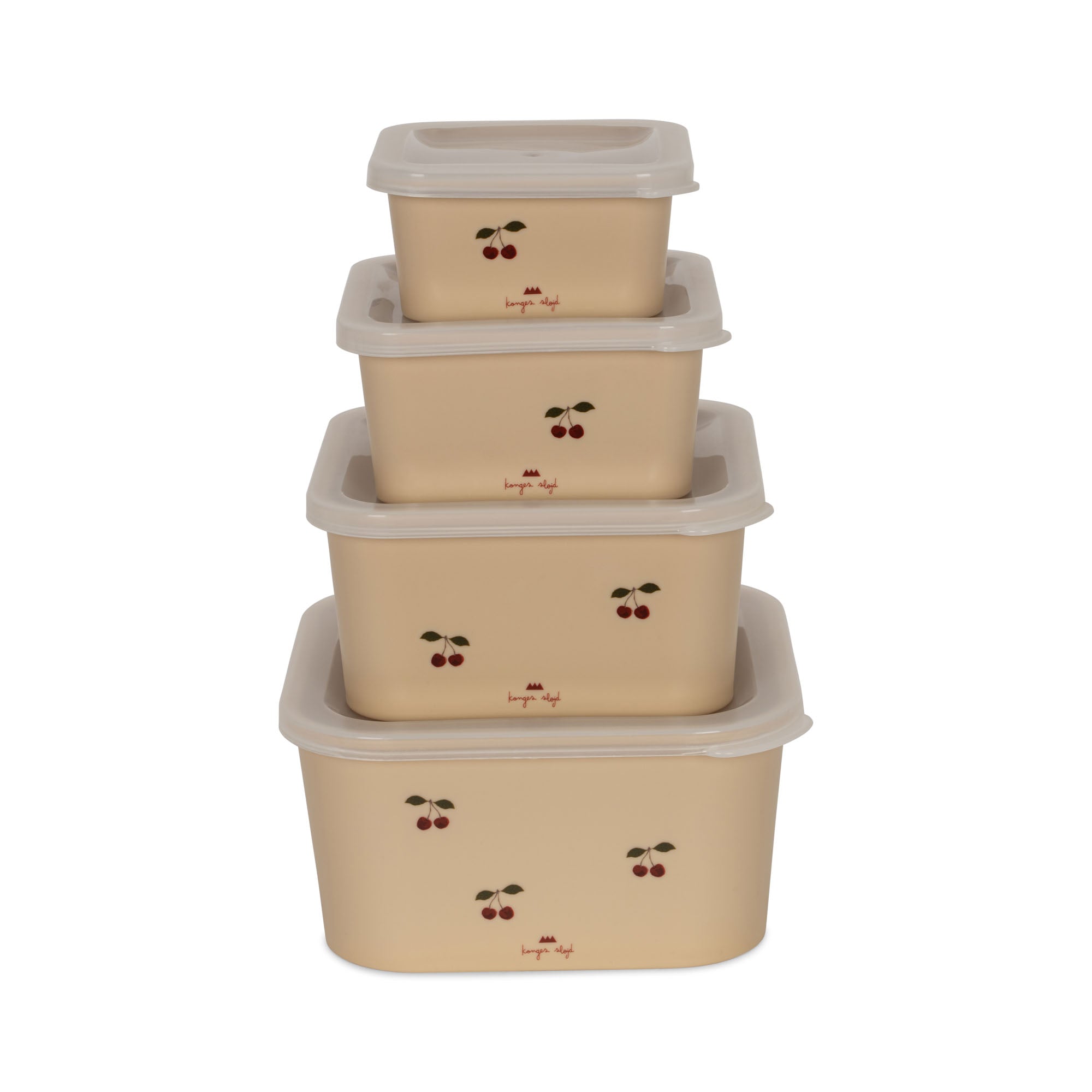 Konges Sløjd FOOD CONTAINER SET - CHERRY Konges Sløjd