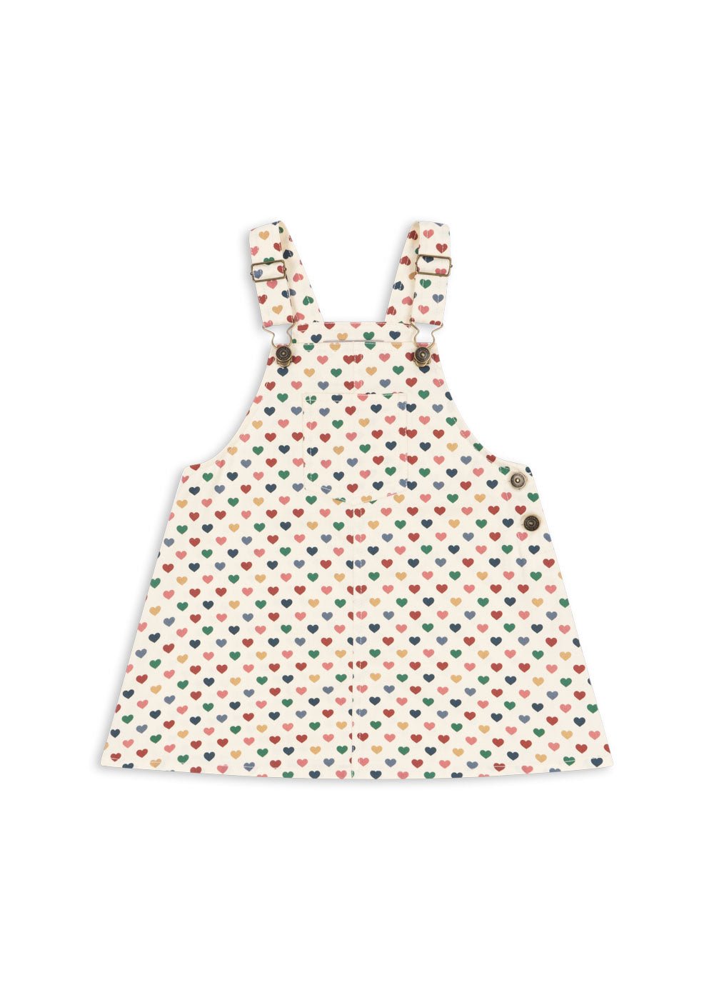 Konges Sløjd FRANKIE OVERALL DRESS GOTS - coeur coloré Konges Sløjd