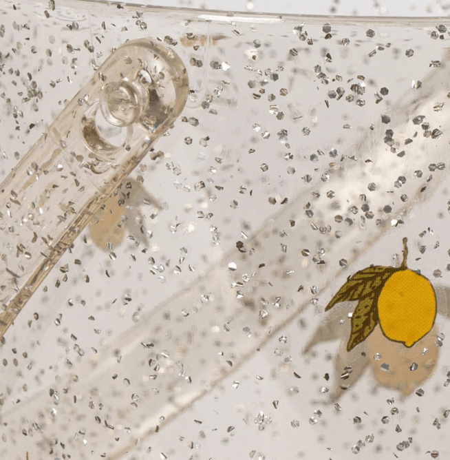 Konges Sløjd Glitter Bucket and Shovel - Lemon Konges Sløjd