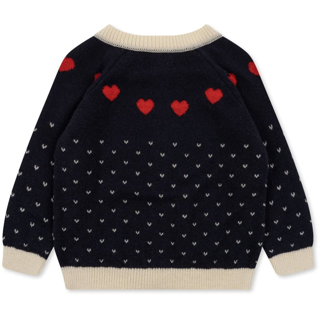 Konges sløjd Heart Blouse - Stripe Konges sløjd