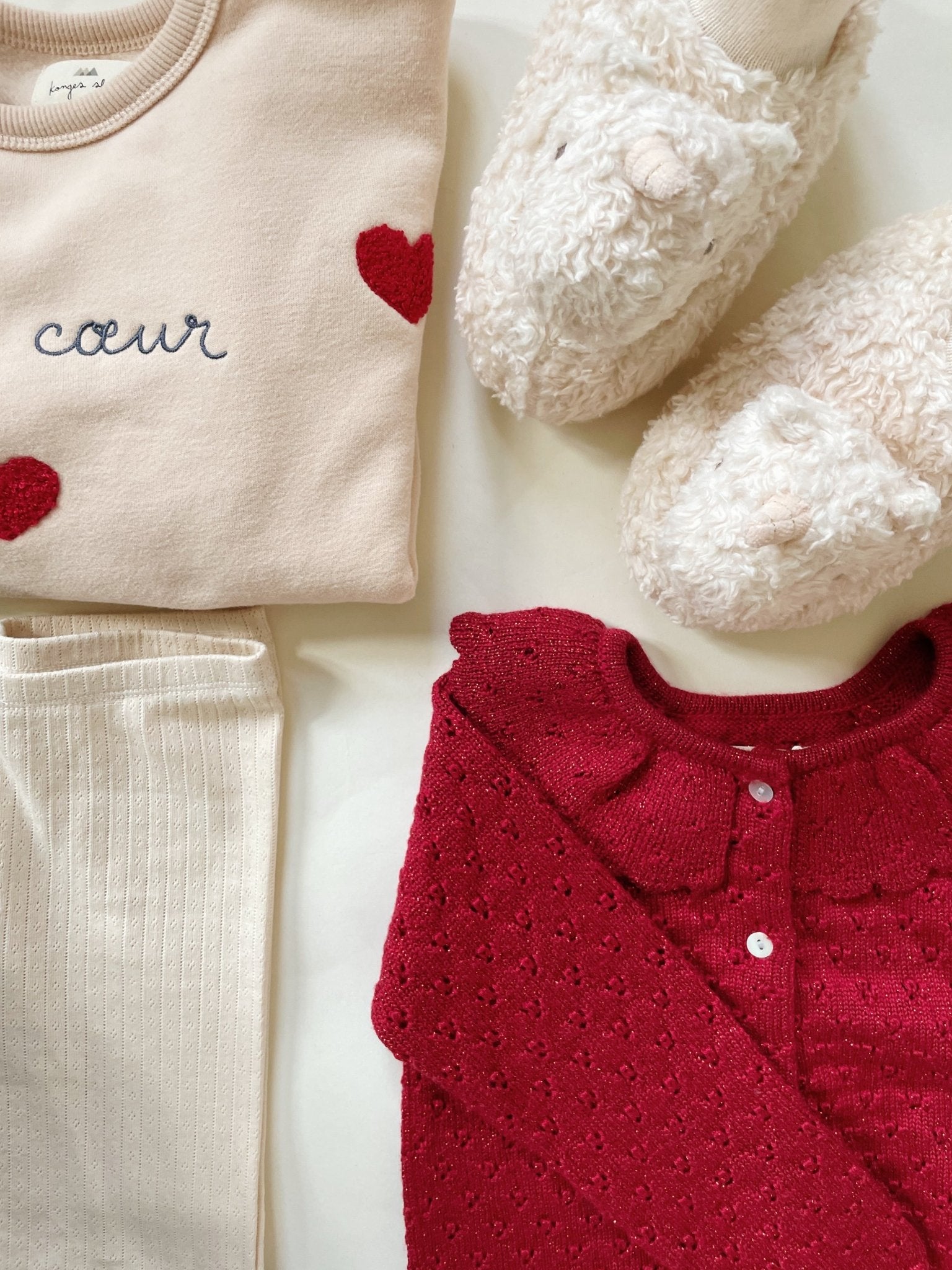 Konges Sløjd Holiday knit cardigan - savy red Konges Sløjd