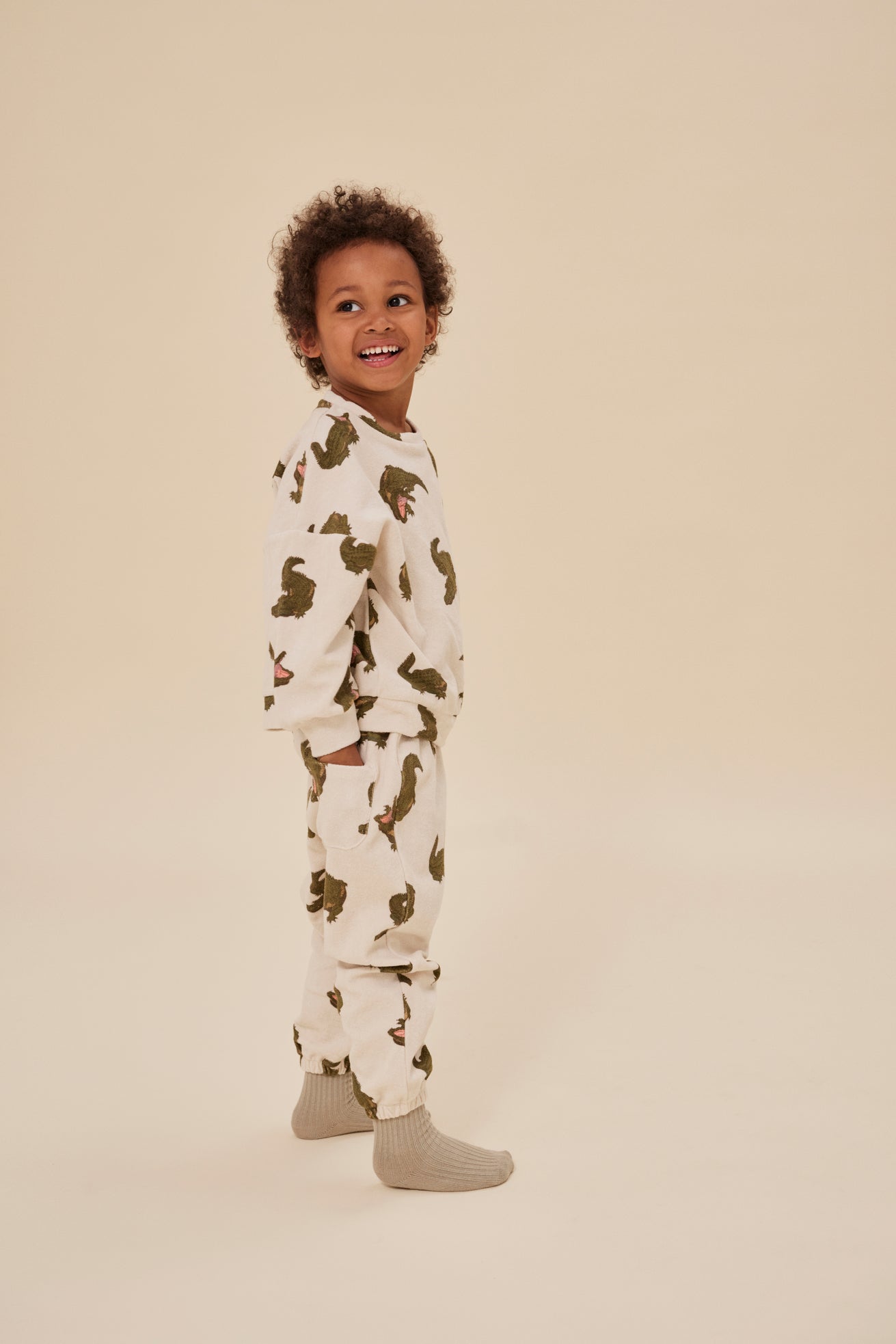 Konges Sløjd Itty sweatpants gots - crocodile Konges Sløjd