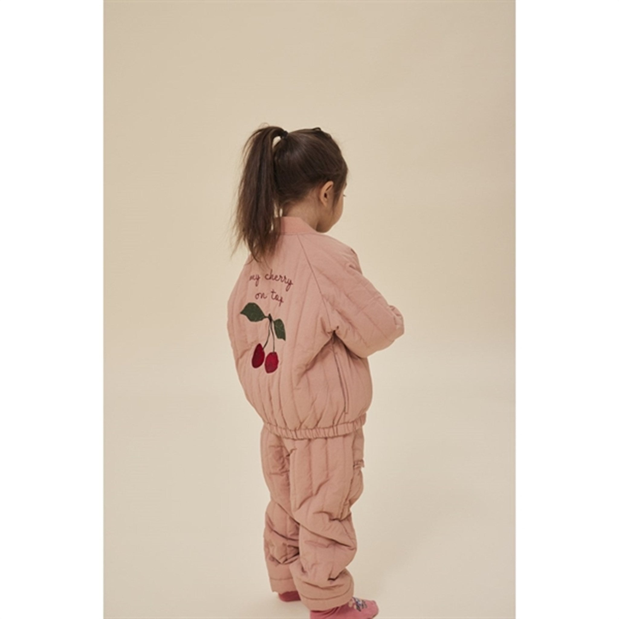 Konges Sløjd Juno Frill Bomber Thermo Jacket Cameo Brown Konges Sløjd