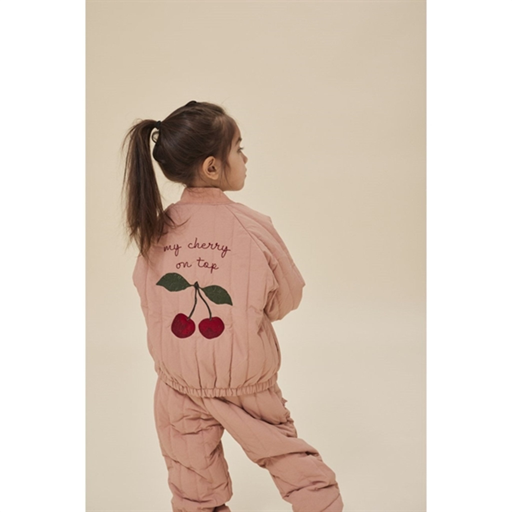 Konges Sløjd Juno Frill Bomber Thermo Jacket Cameo Brown Konges Sløjd