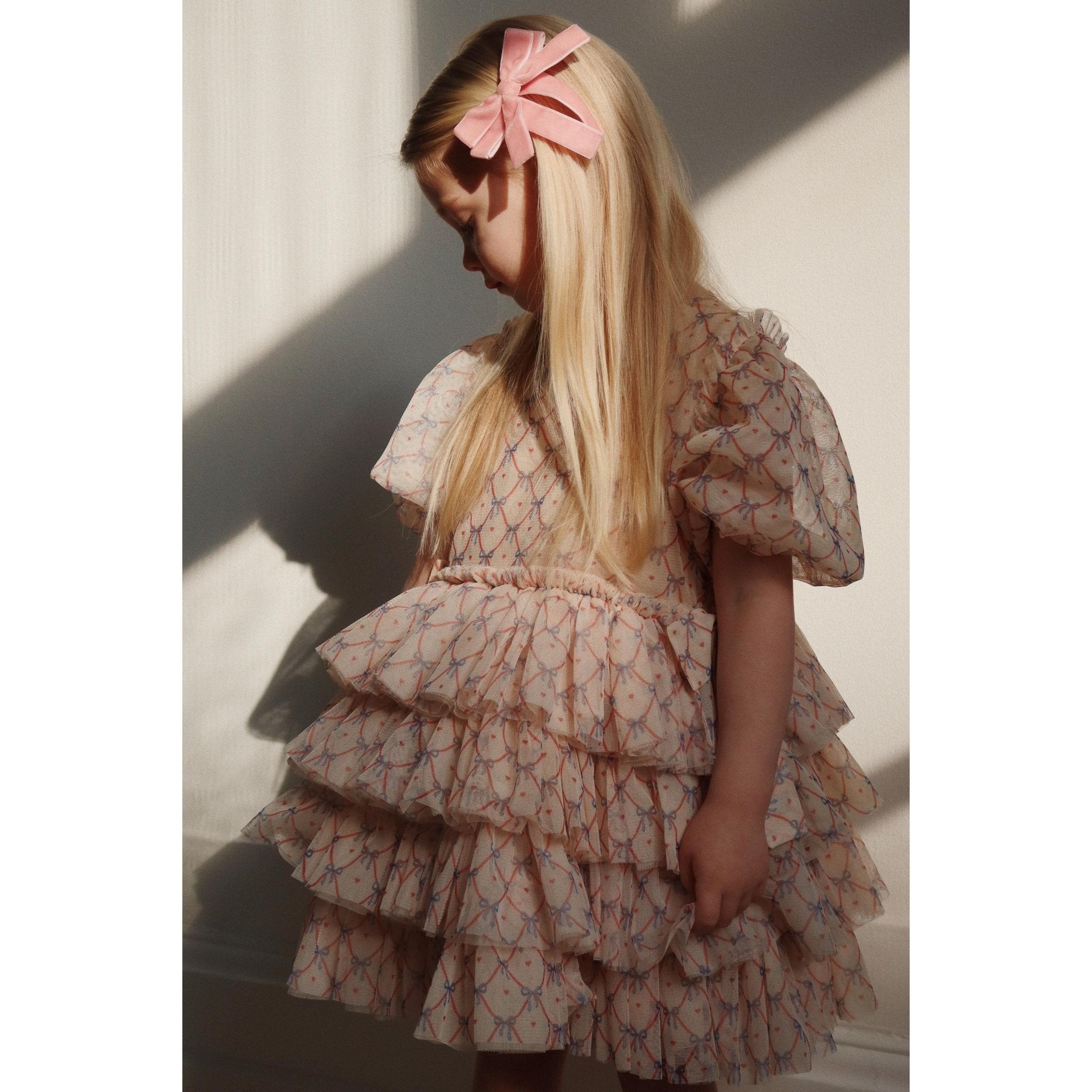 konges sløjd layed FAY DRESS - CHECK BOWIE konges sløjd