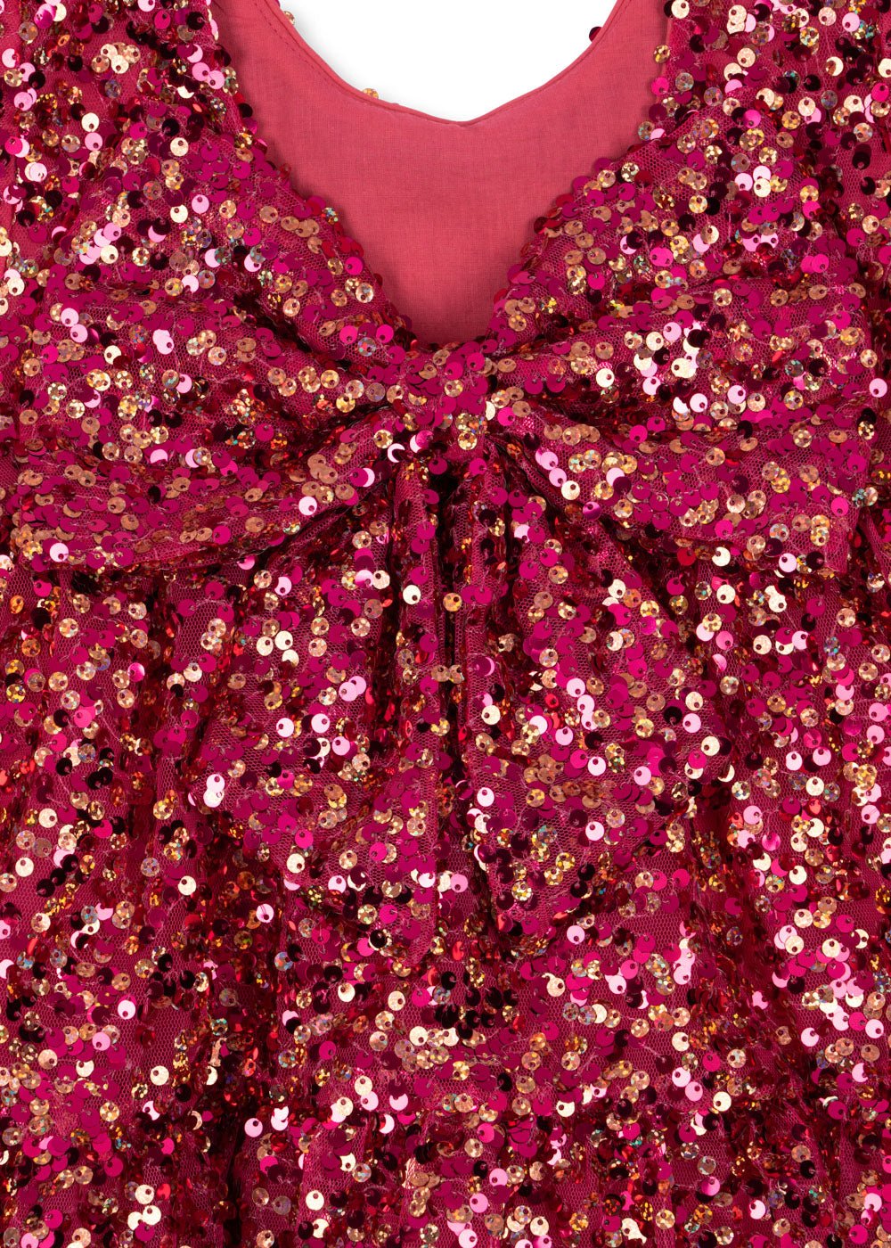 Konges Sløjd LILA BOW DRESS - sparkling sangria Konges Sløjd New Collection