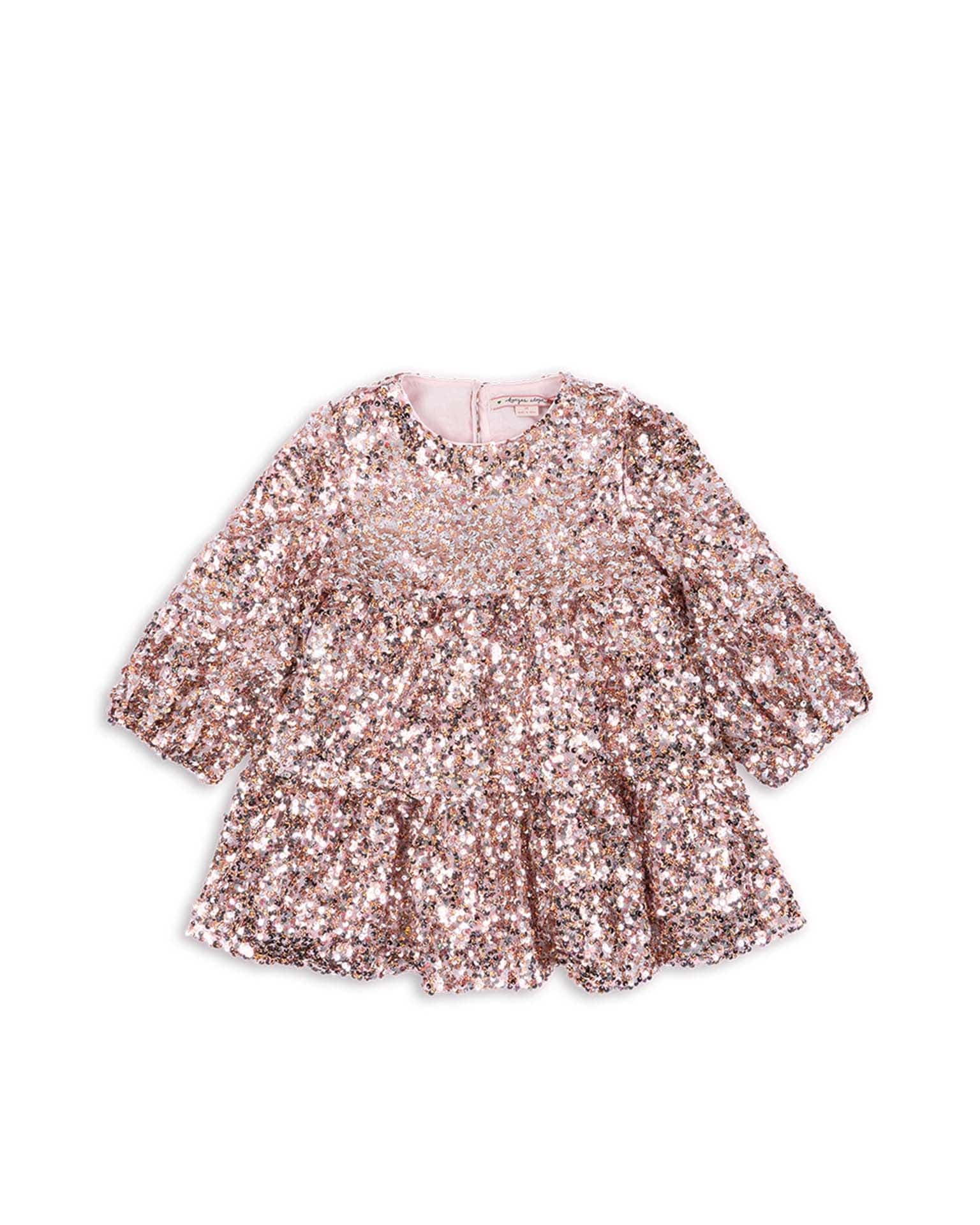 Konges Sløjd Lila Sequina Dress GREY/ROSA konges sløjd