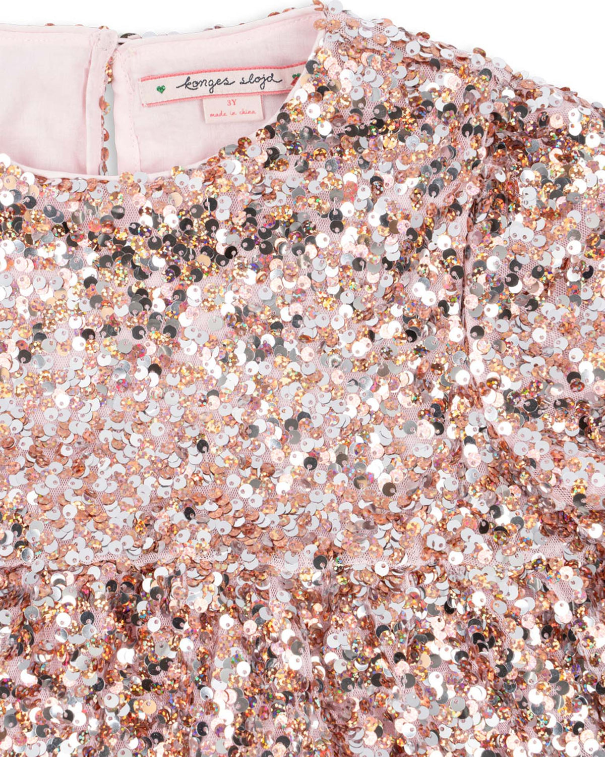 Konges Sløjd Lila Sequina Dress GREY/ROSA konges sløjd