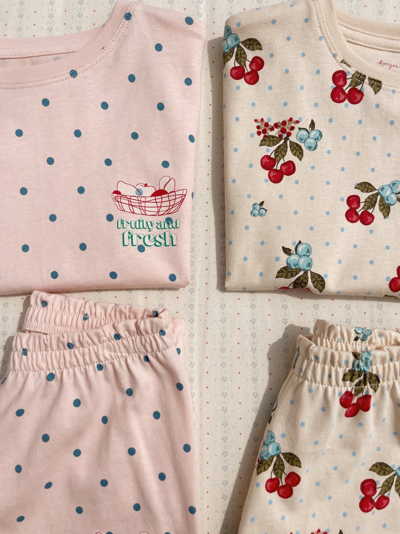 Konges Sløjd LIN TEE SET - rosewater dot Konges Sløjd New Collection