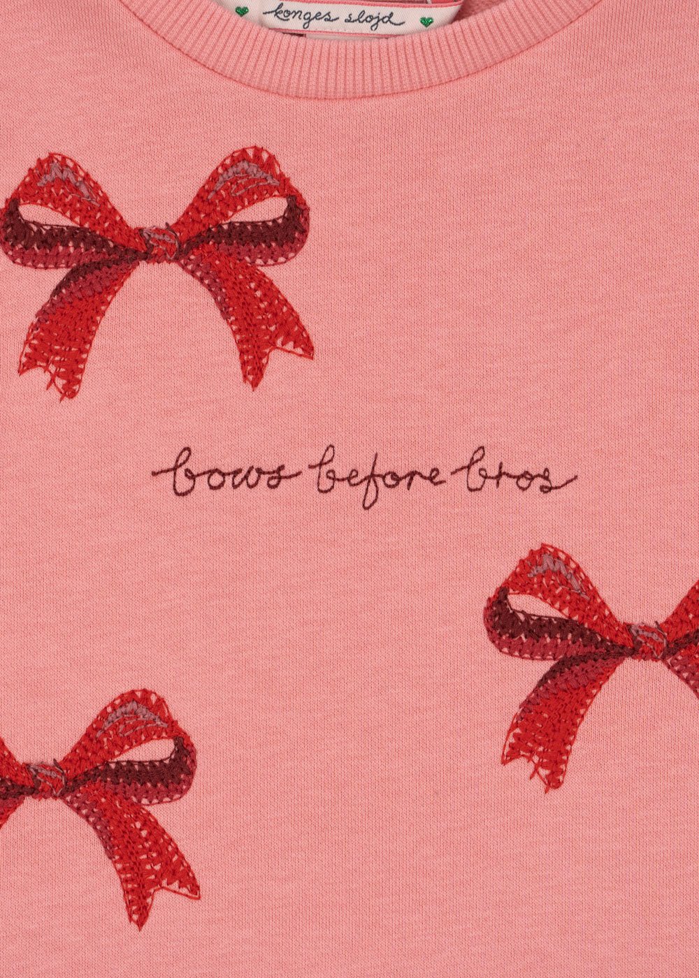 Konges Sløjd LOU BOW SWEAT DRESS - strawberry ice Konges Sløjd New Collection
