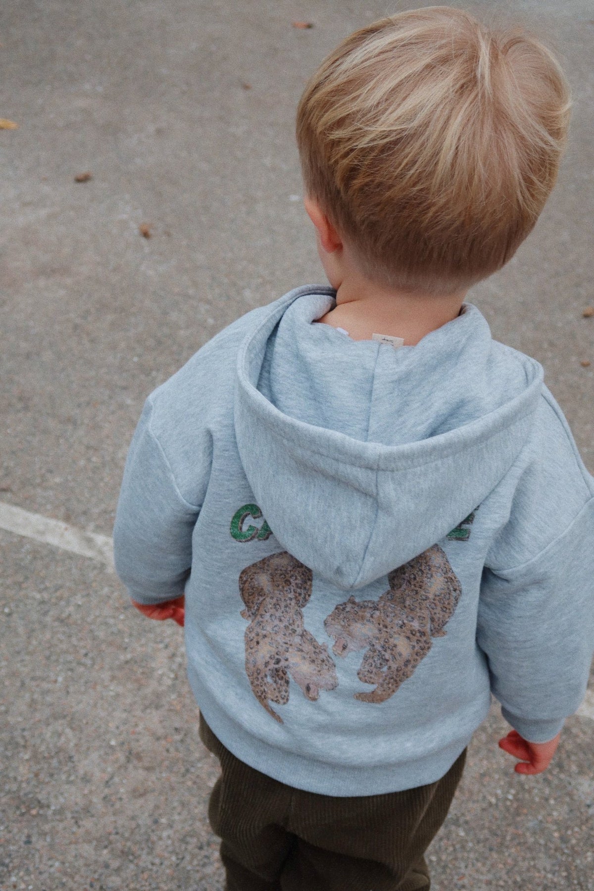 Konges Sløjd LOU SWEAT ZIP HOOD - grey melange Konges Sløjd