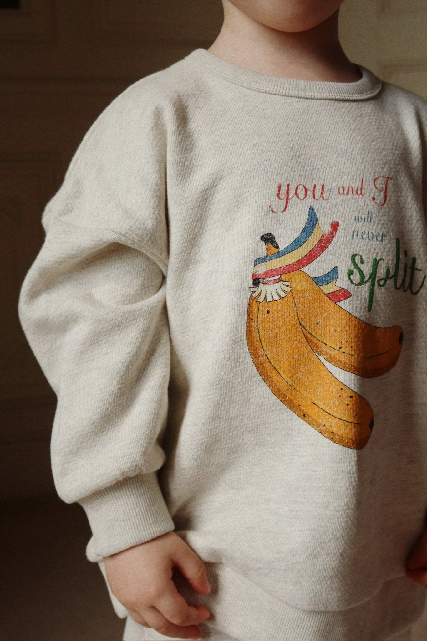 Konges Sløjd LOUPY LOU SWEAT SHIRT GOTS - off white melange Konges Sløjd