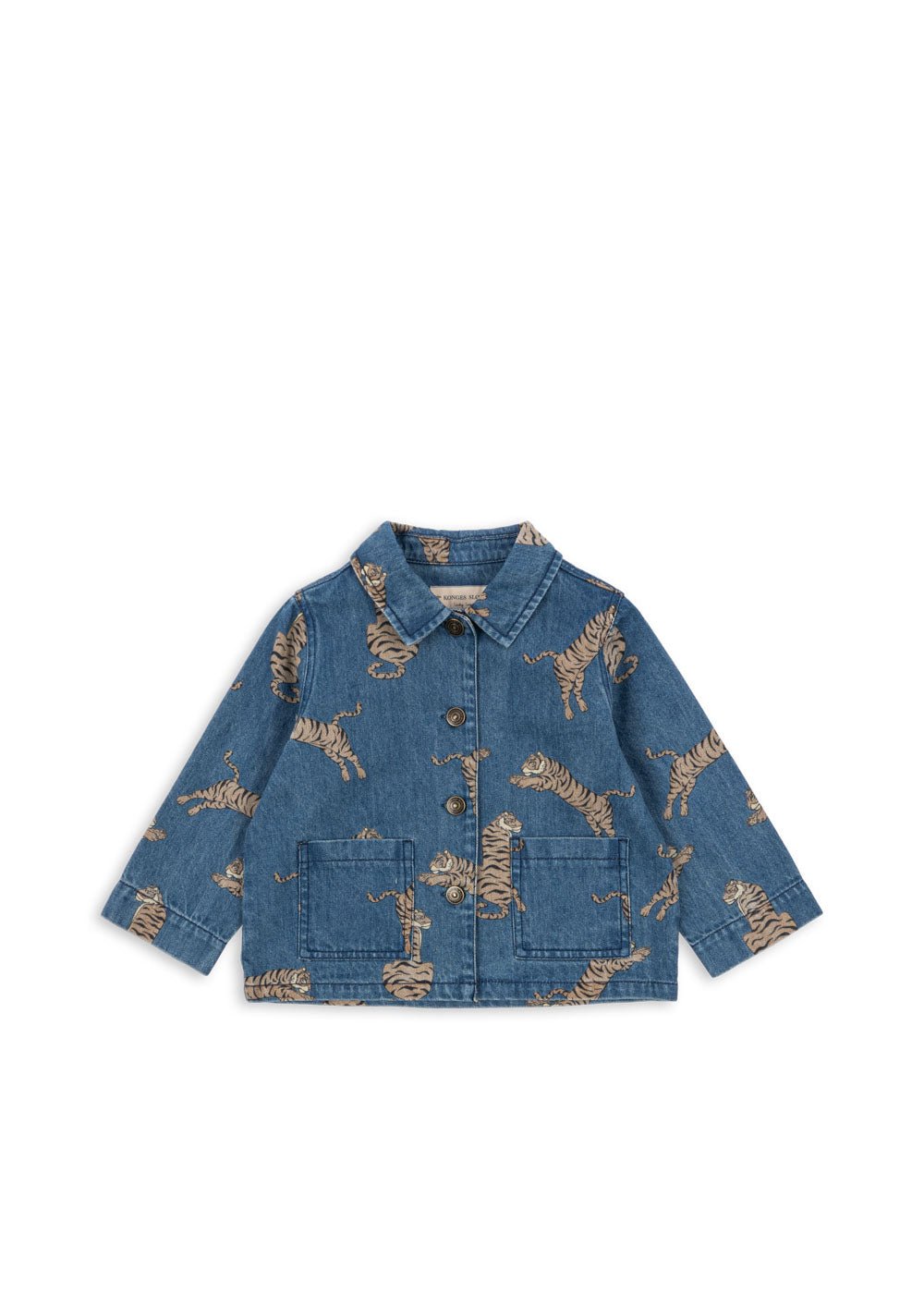 Konges Sløjd Magot Jacket – Tiger Print | Organic Cotton Kids Denim Jacket Konges Sløjd New Collection