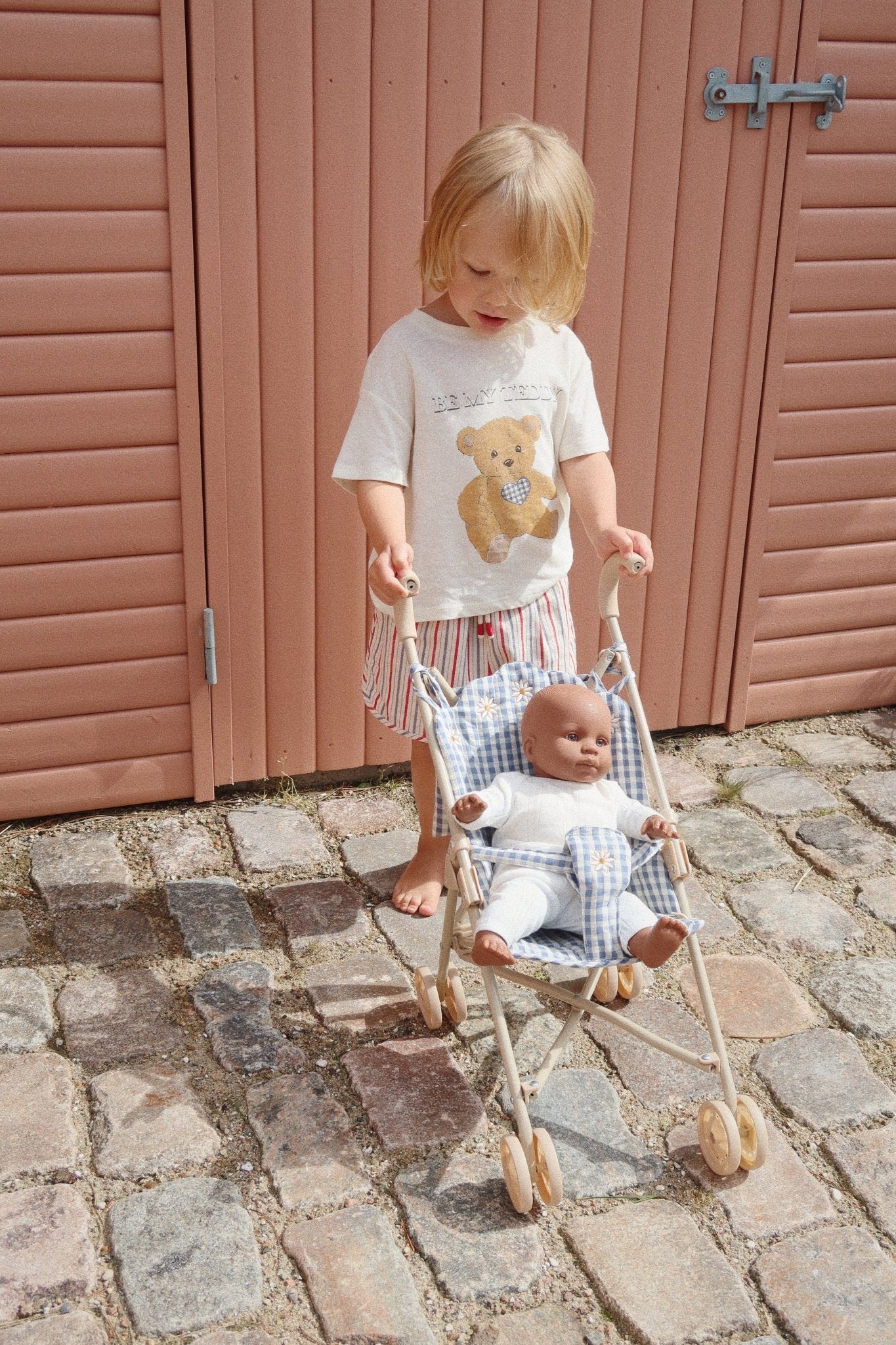 Konges Sløjd MARLON SHORTS GOTS - ANTIQUE STRIPE Konges Sløjd