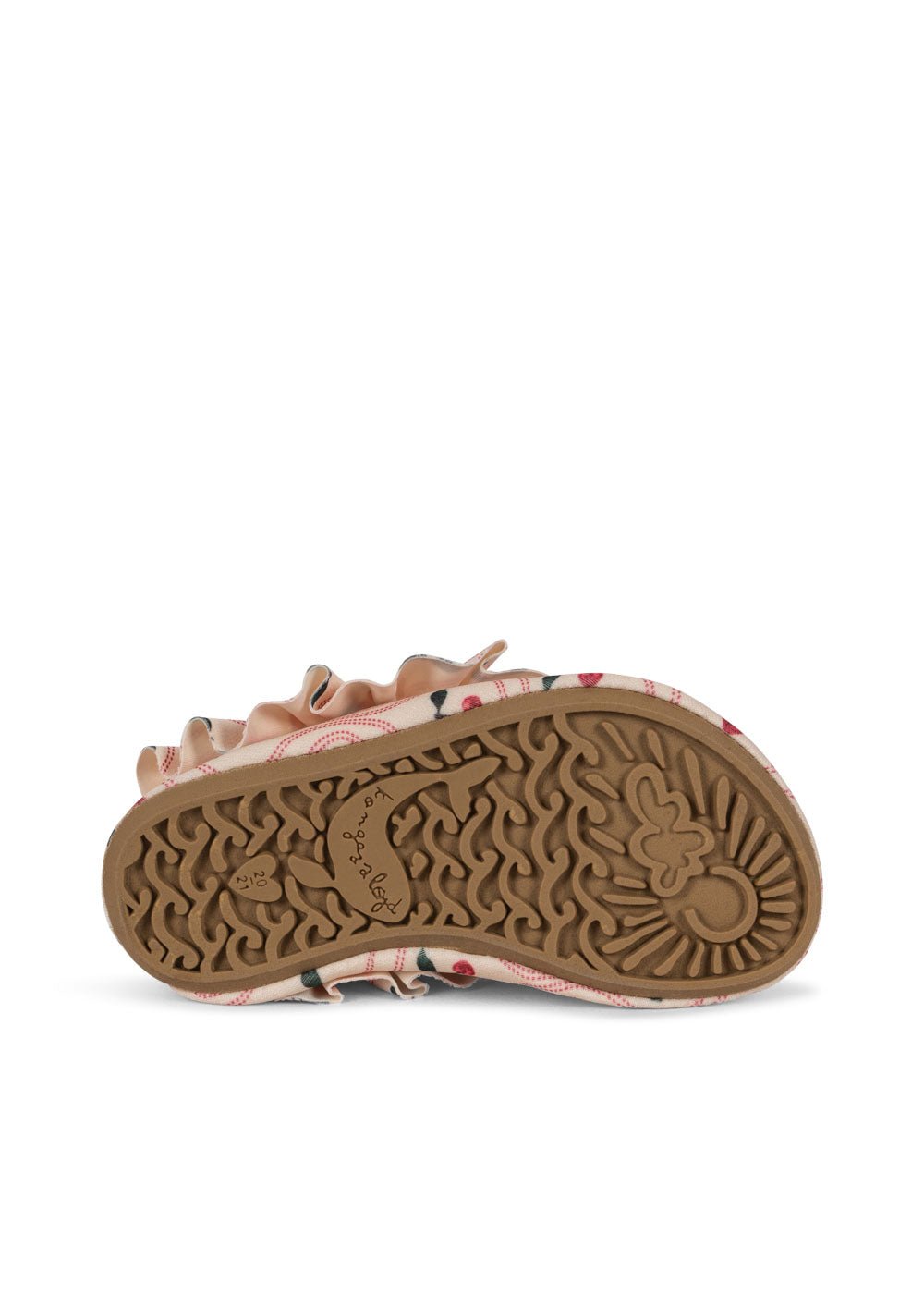 Konges Sløjd Merle Frill swim shoes - Cherry pink motif Konges Sløjd