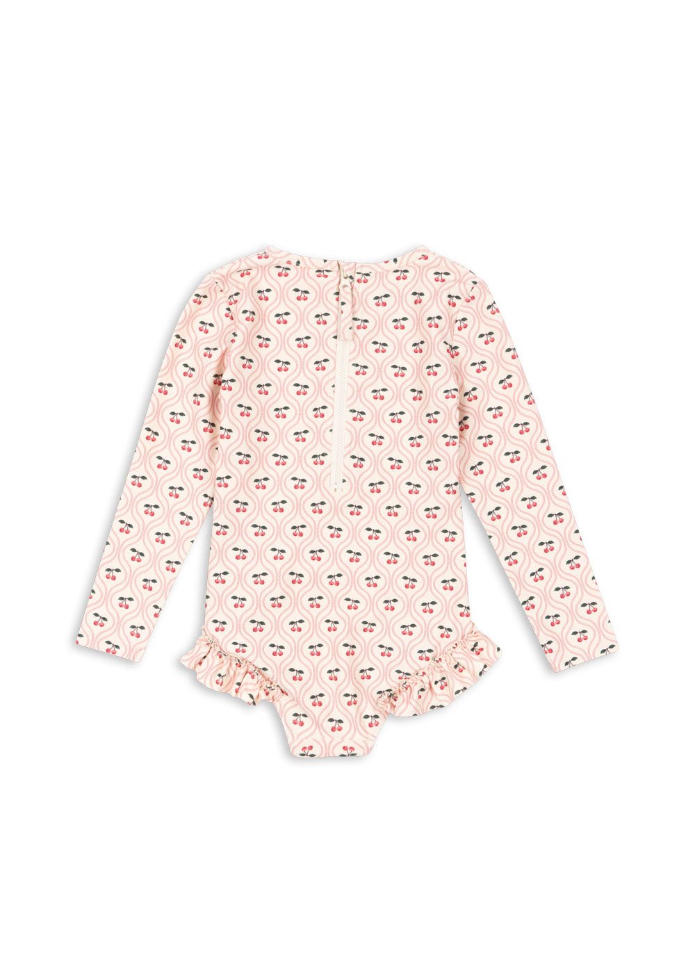 Konges Sløjd MERLE LS SWIMSUIT GRS - cherry pink motif Konges Sløjd