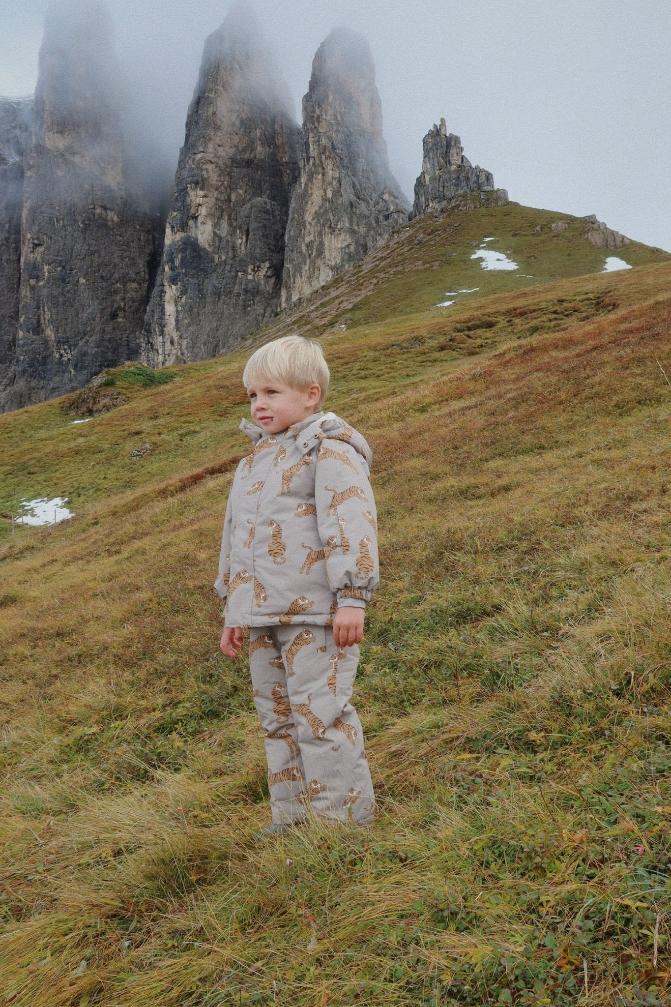 Konges Sløjd MISMOU SNOW PANTS - tiger oak Konges Sløjd