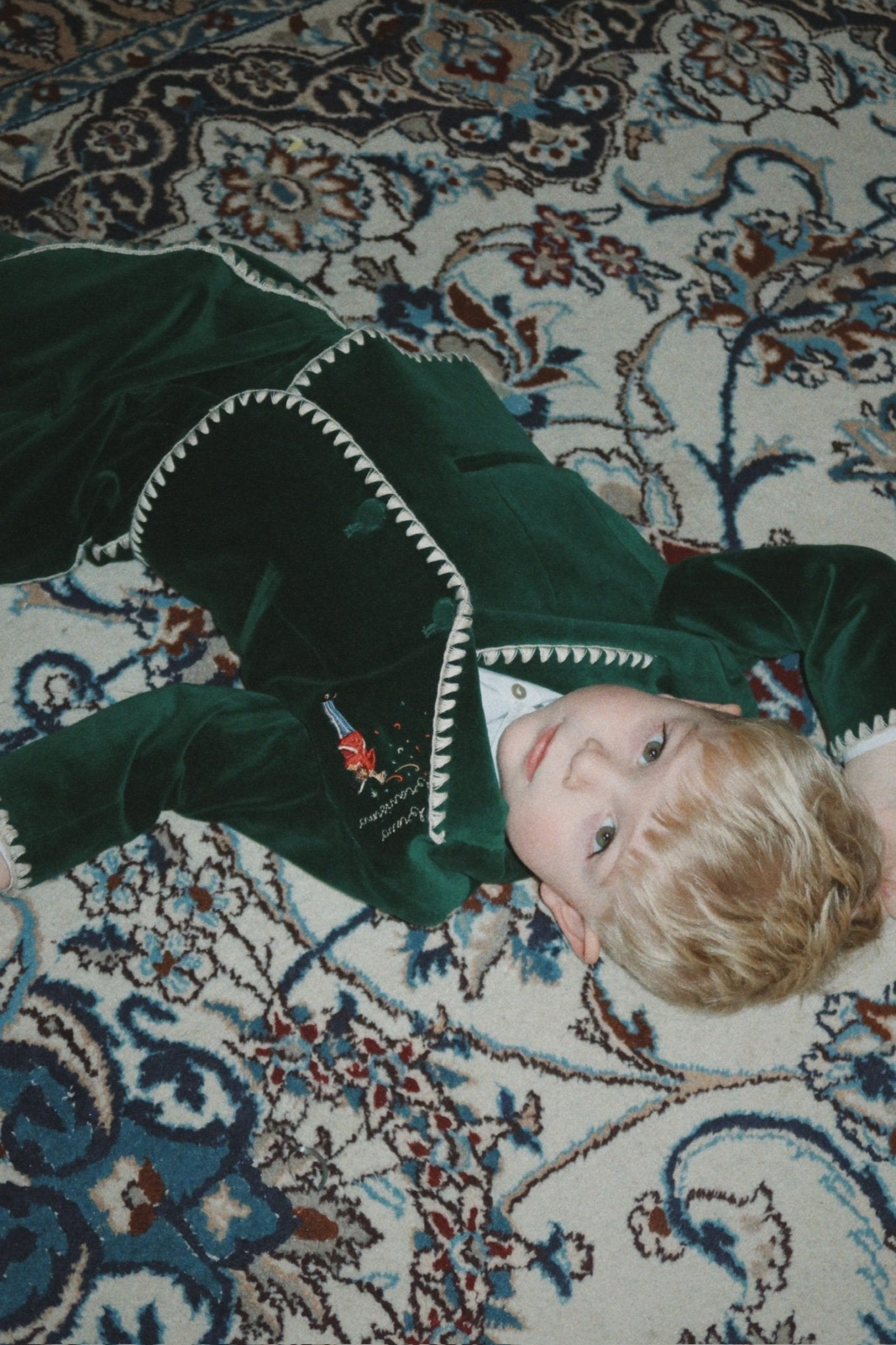 konges sløjd ROCKY PANTS - dark green konges sløjd