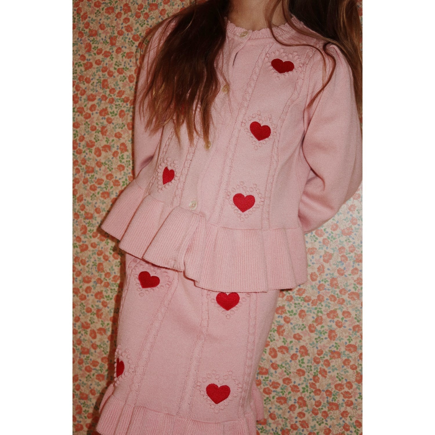 Konges Sløjd Silver Pink Soleil Knit Skirt Gots Konges Sløjd