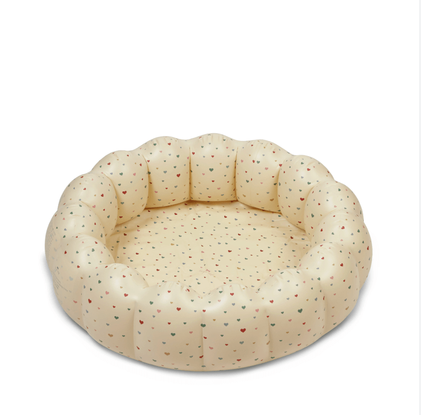Konges Sløjd SMALL SHELL POOL - Multi hearts Konges Sløjd