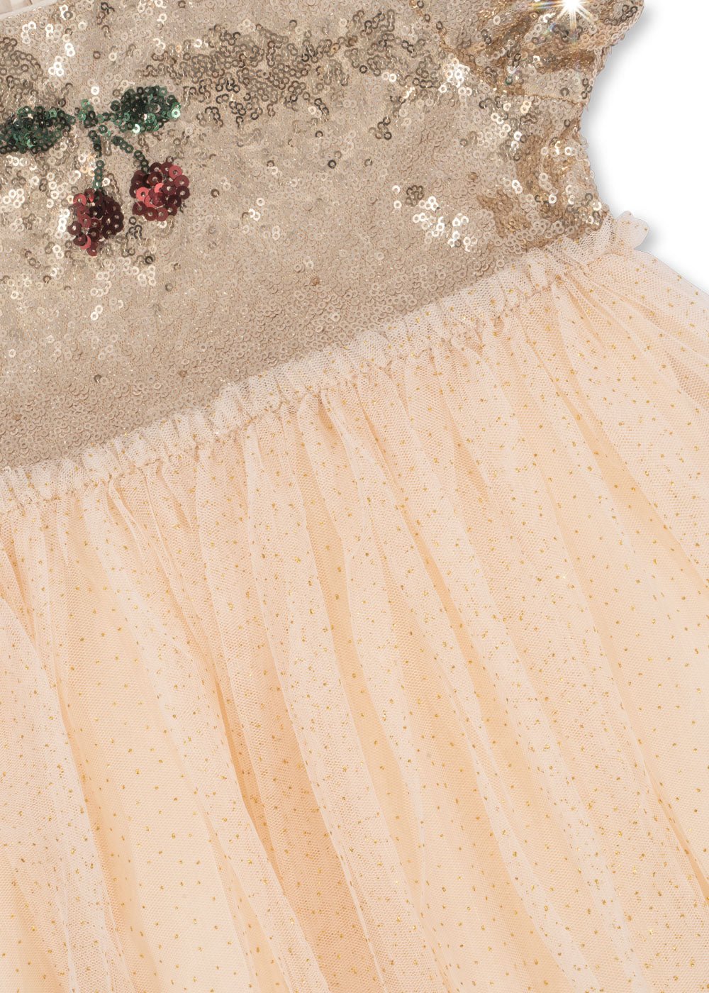 Konges Sløjd STARLA PUFF SLEEVE DRESS - gold blush Konges Sløjd