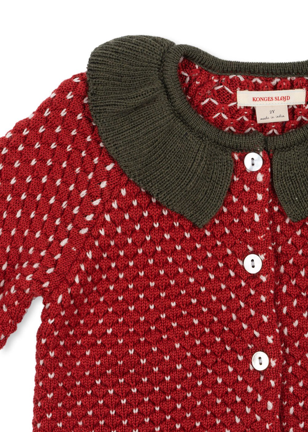 Konges Sløjd STRAWBERRY CARDIGAN - barbados cherry Konges Sløjd New Collection