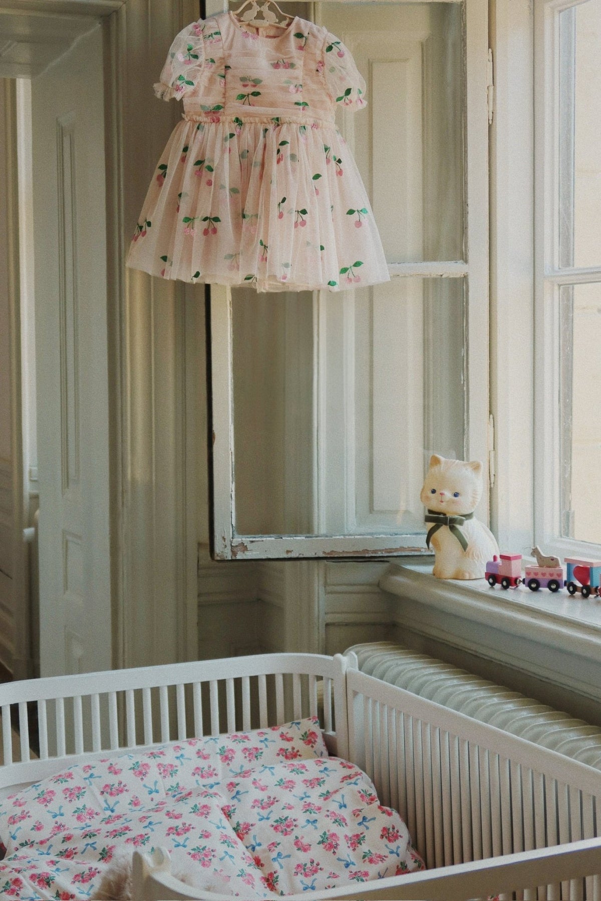 Konges Sløjd Tullie Dress – Ma Grande Cerise Pink Glitter | Kids Tulle Dress Konges Sløjd