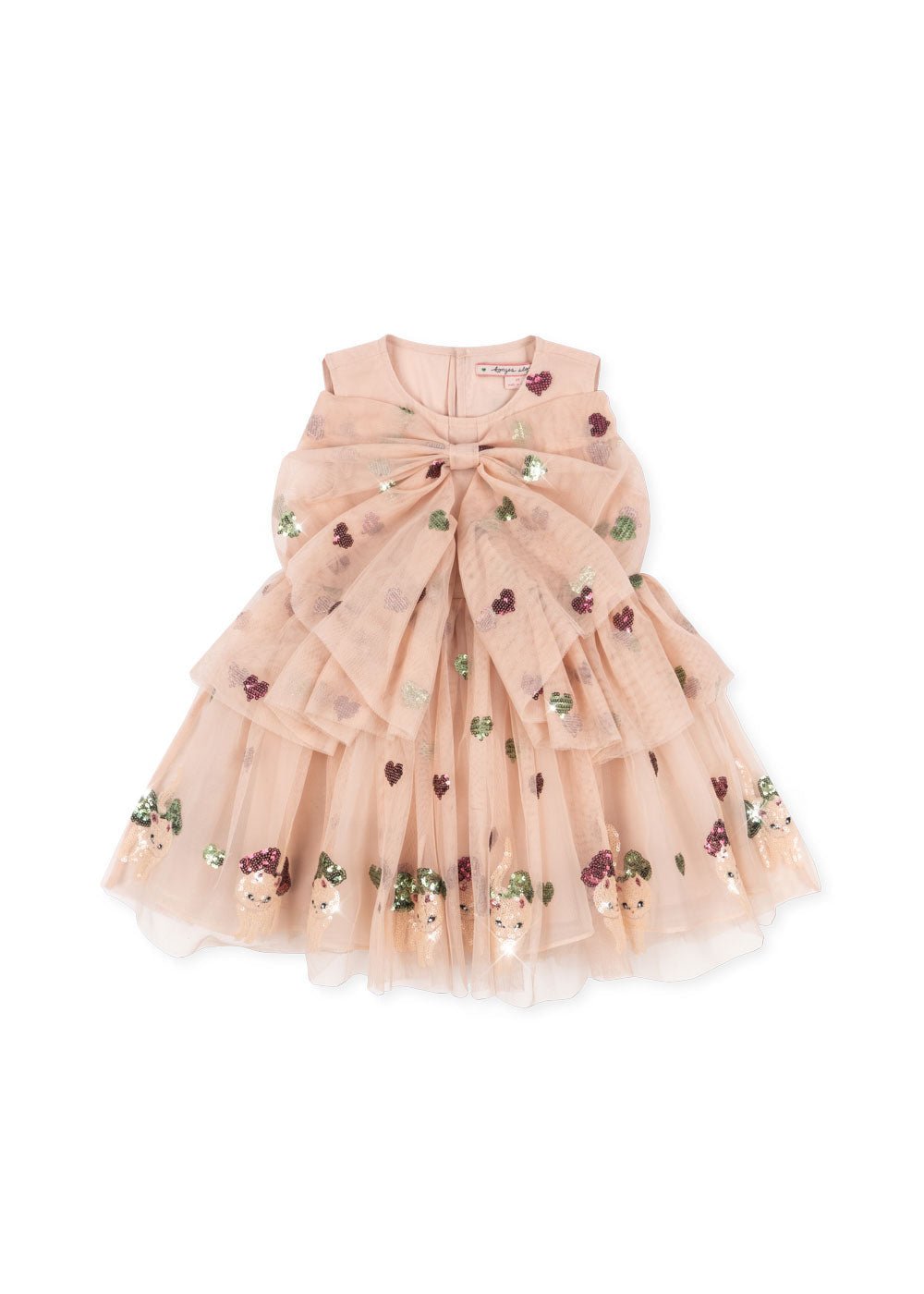 Konges Sløjd YVONNE BOW DRESS - bow kitty Konges Sløjd Limited Collection