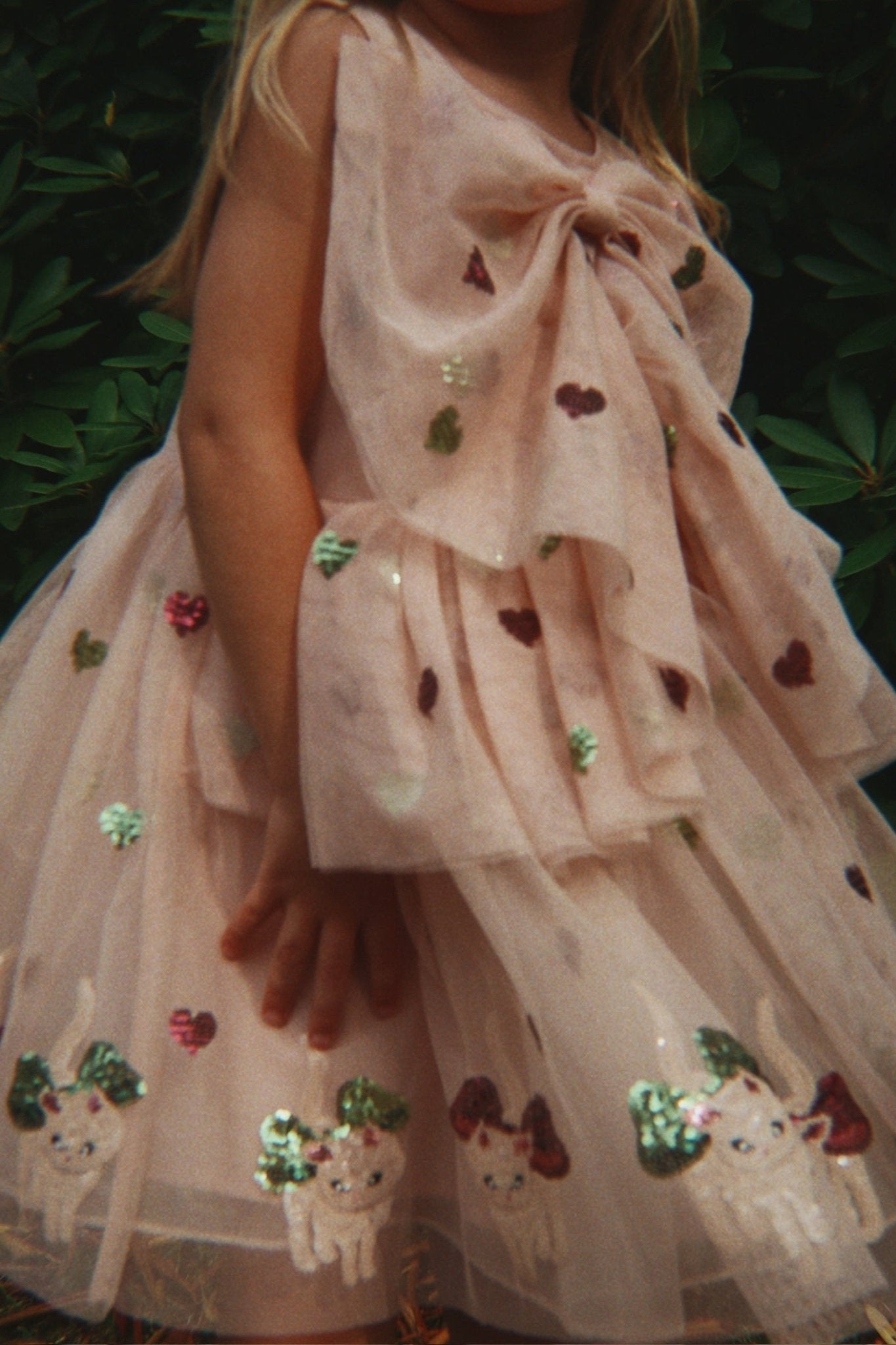 Konges Sløjd YVONNE BOW DRESS - bow kitty Konges Sløjd Limited Collection