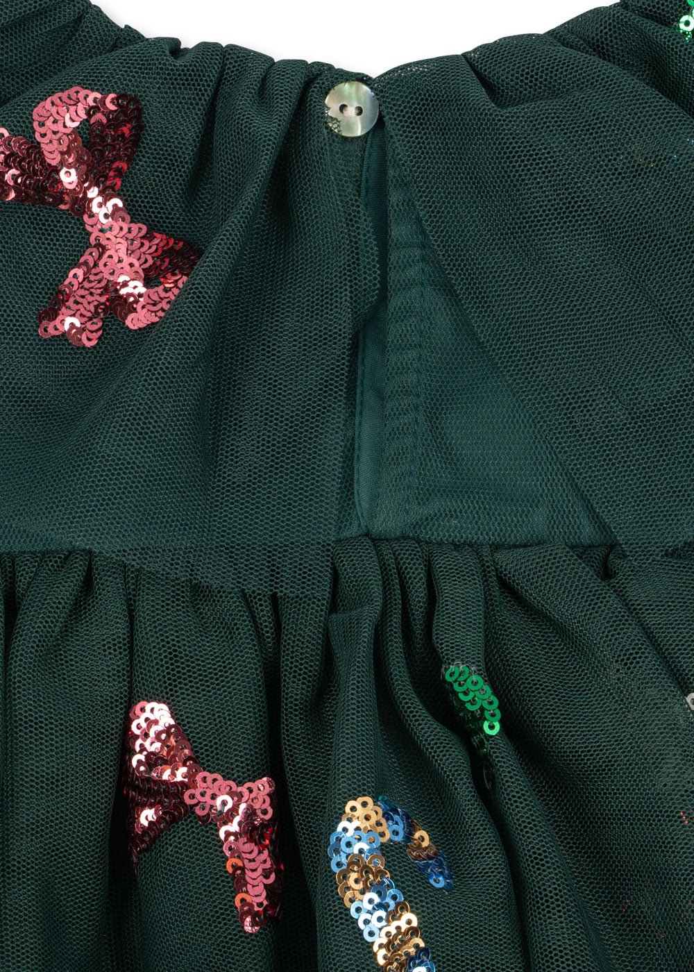 Konges Sløjd YVONNE CHRISTMAS DRESS - hunter green Konges Sløjd New Collection
