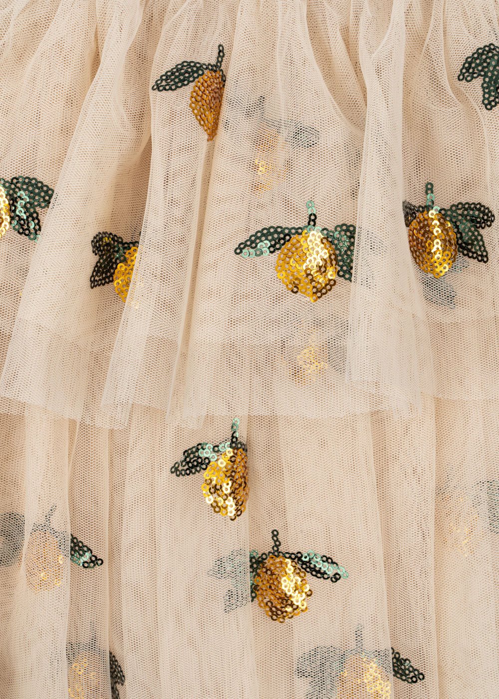 Konges Sløjd YVONNE FAIRY DRESS - lemon sequin Konges Sløjd