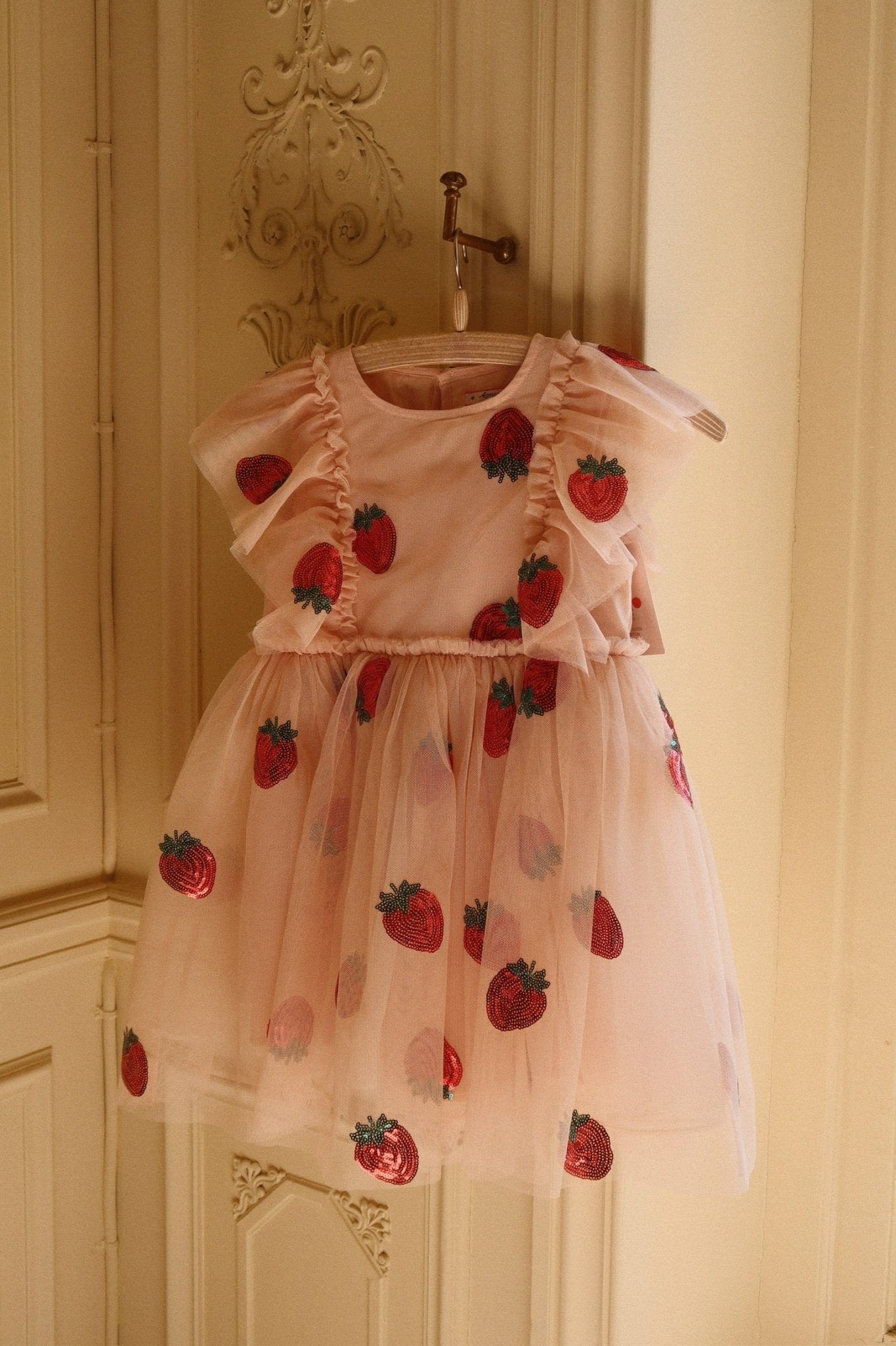 Konges Sløjd YVONNE FRILL DRESS - strawberry Konges Sløjd New Collection