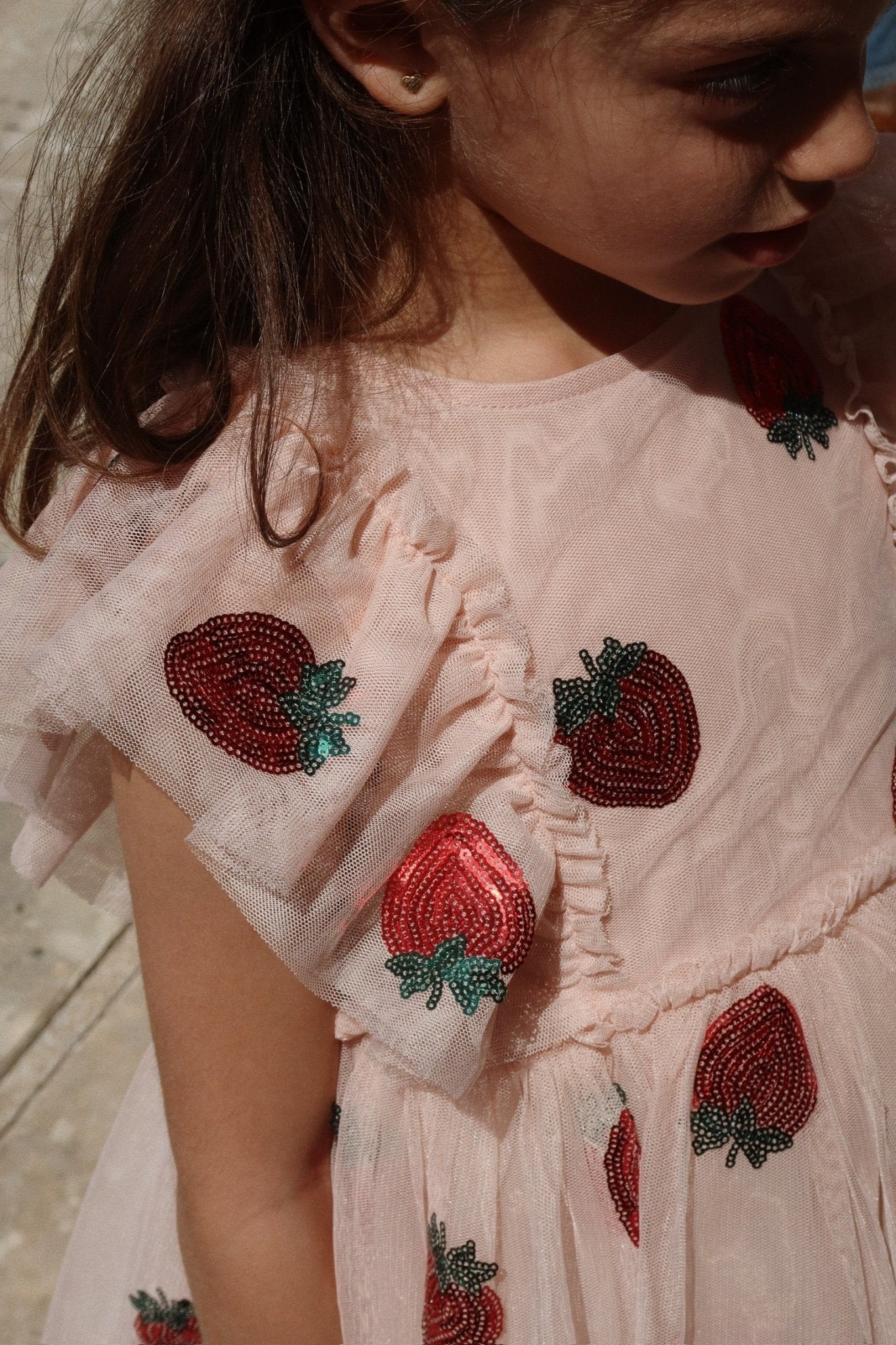 Konges Sløjd YVONNE FRILL DRESS - strawberry Konges Sløjd New Collection