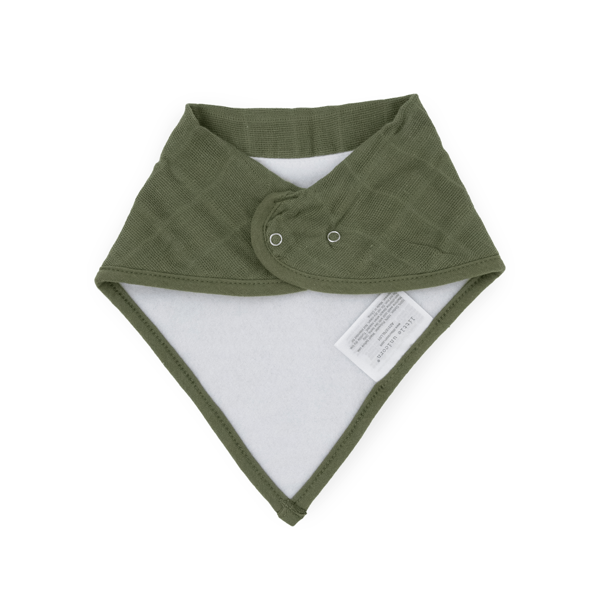 Little Unicorn Cotton Muslin + Fleece Bandana Bib 4 Pack - Pressed Petals Little Unicorn