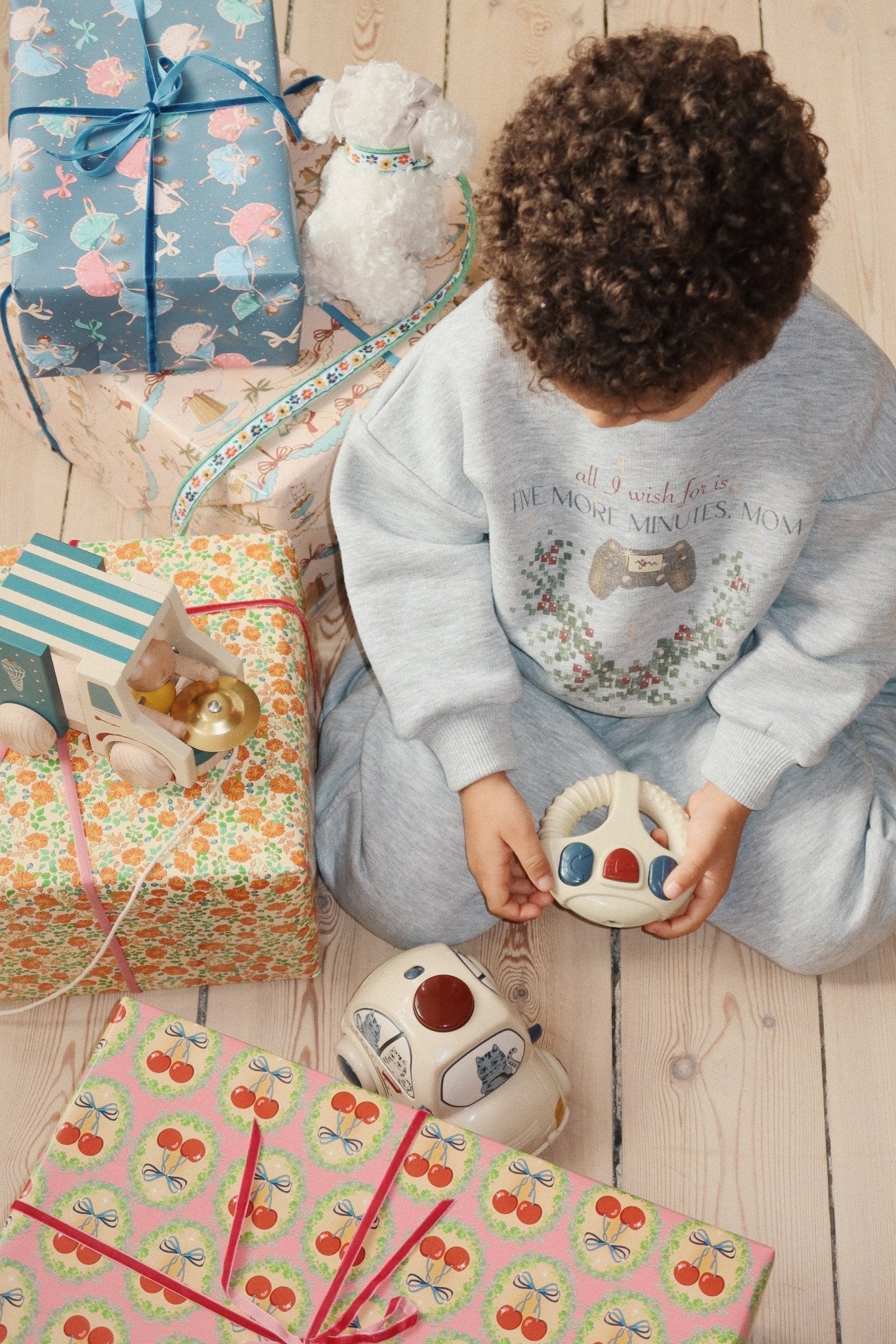 Konges Sløjd LOU SWEAT SHIRT OCS - grey melange Konges Sløjd