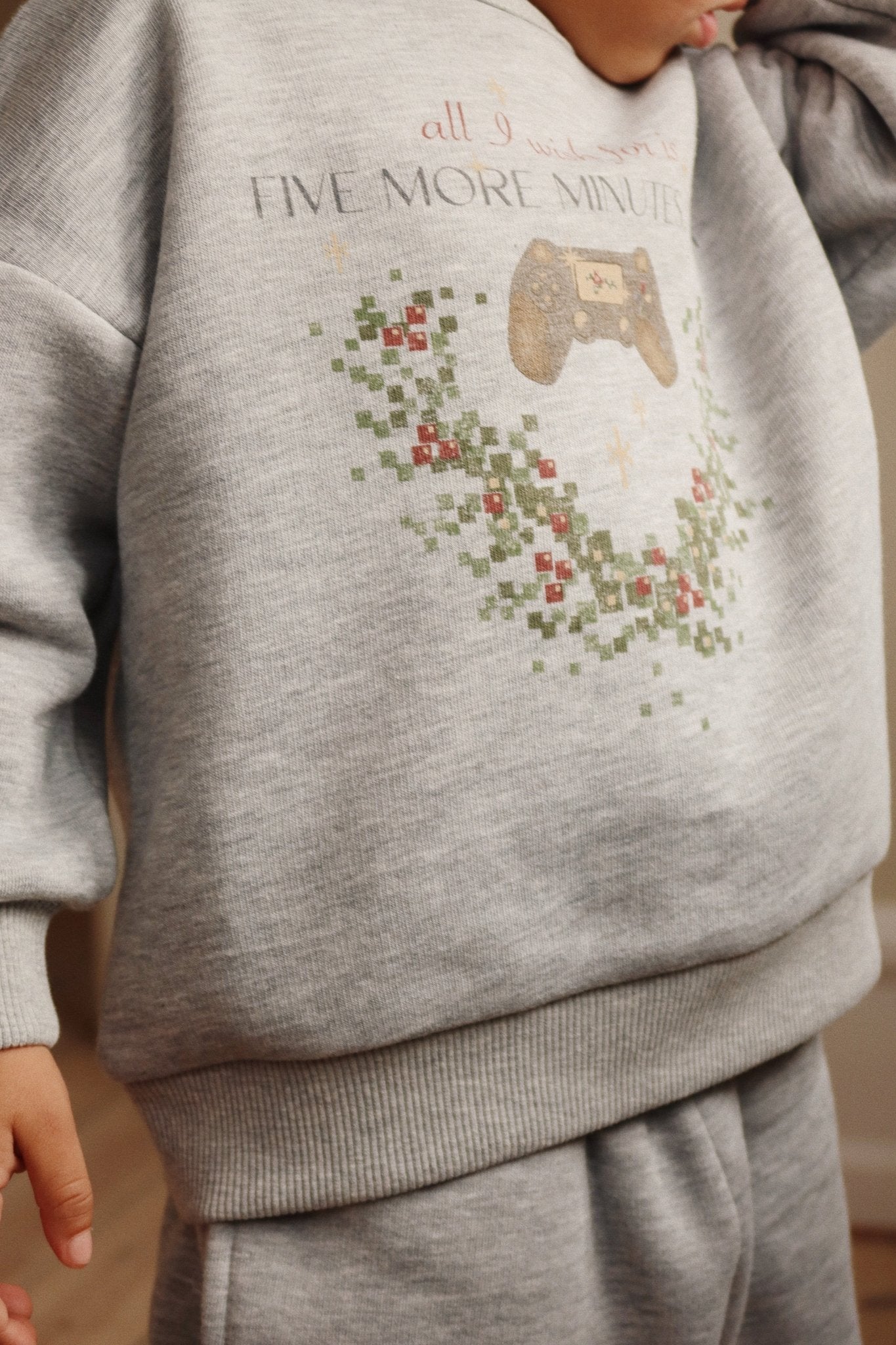 Konges Sløjd LOU SWEAT SHIRT OCS - grey melange Konges Sløjd