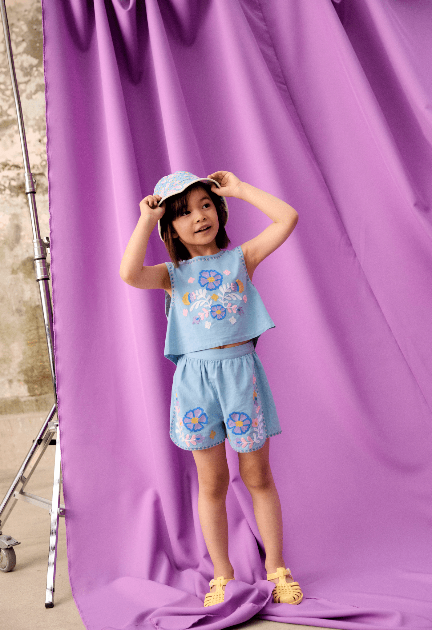 Louise Misha Albane Camisole in Stone Blue Louise Misha