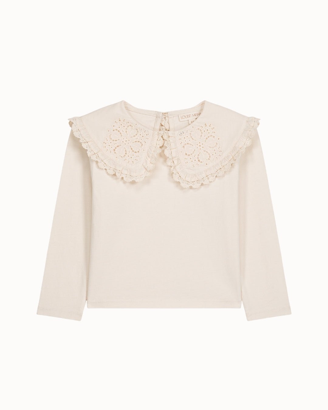 Louise Misha Anita Long Sleeve Tee – Cream Louise Misha