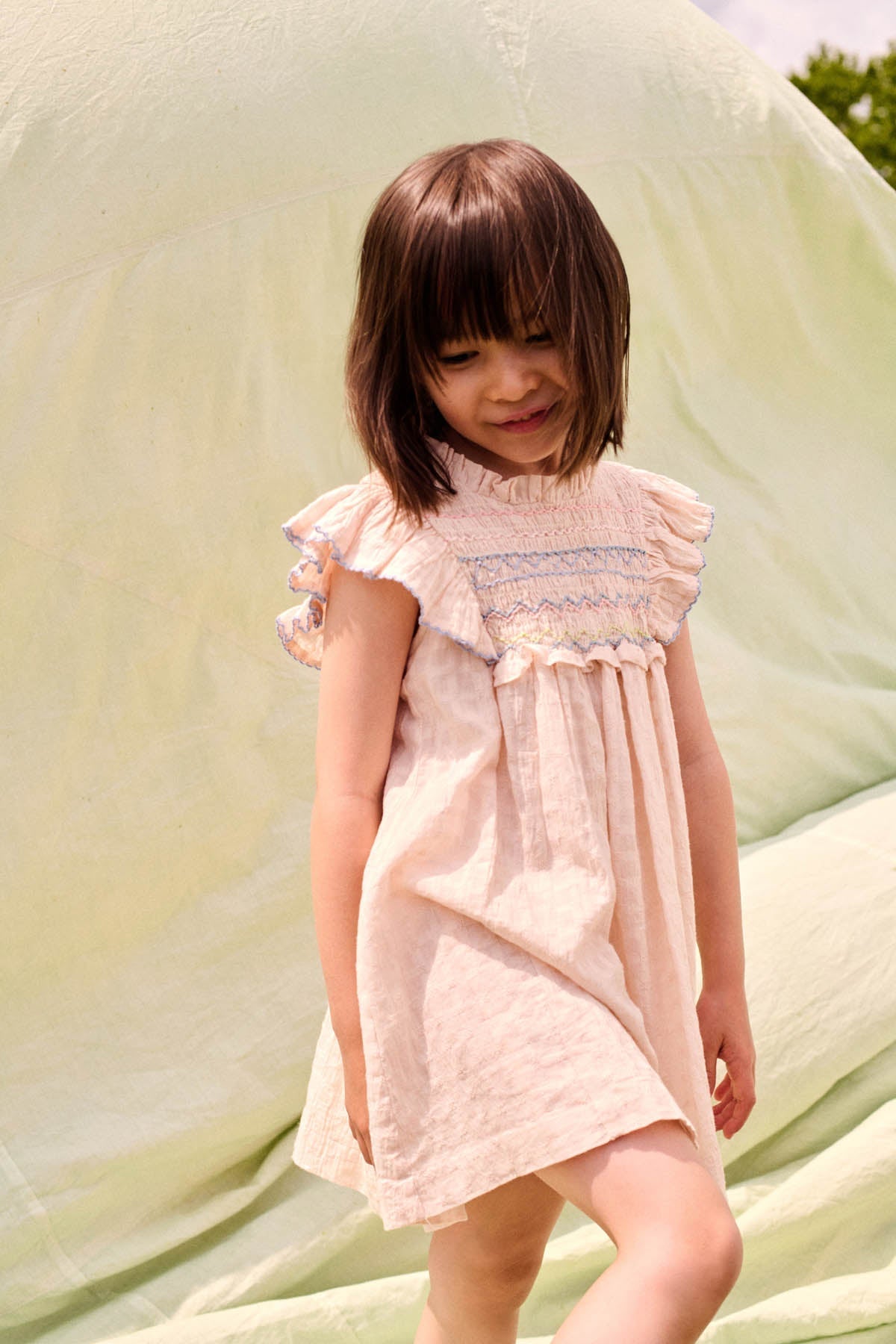 Louise Misha Aurelina Dress in Cream Louise Misha