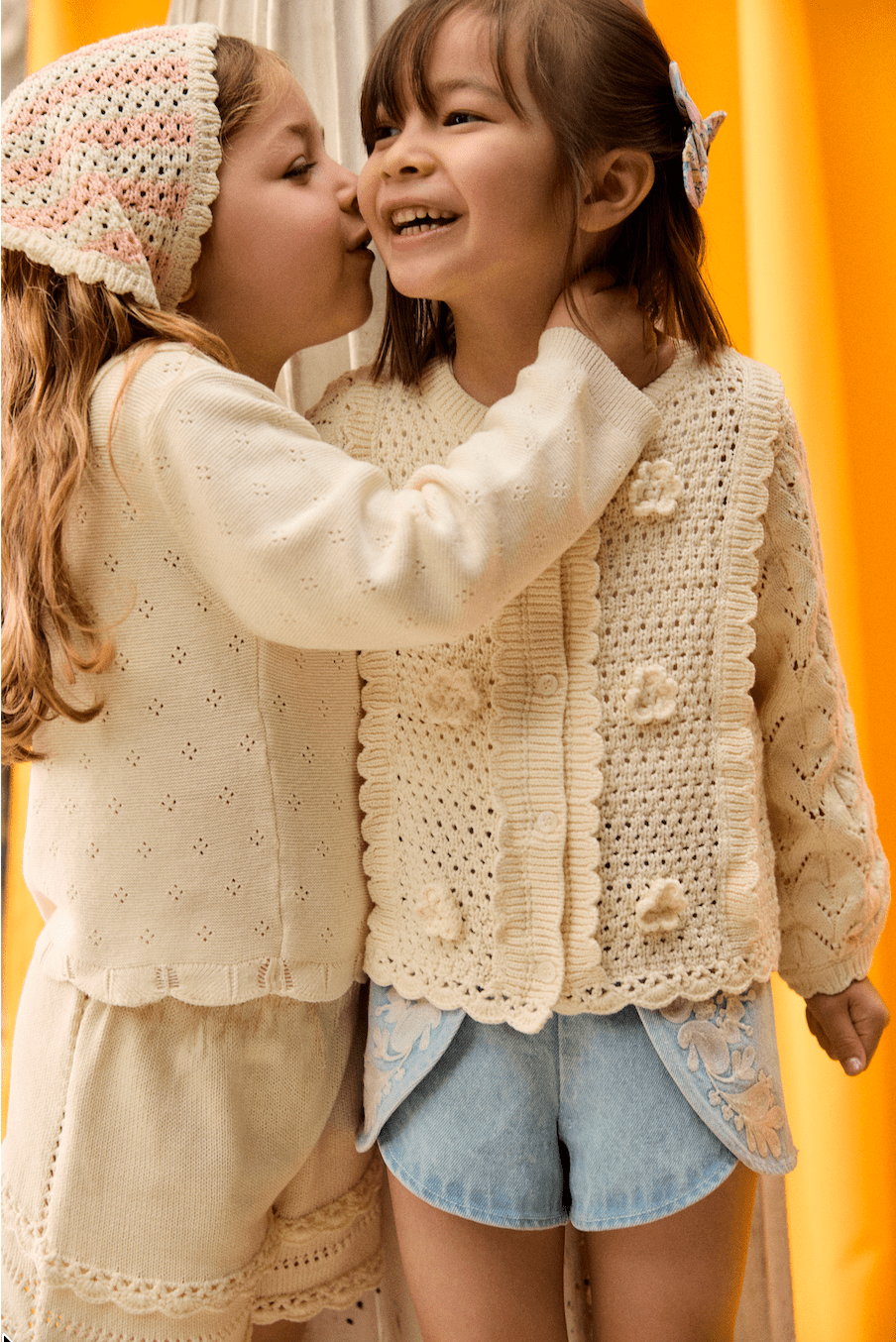 Louise Misha Chai Cardigan in Cream Louise Misha