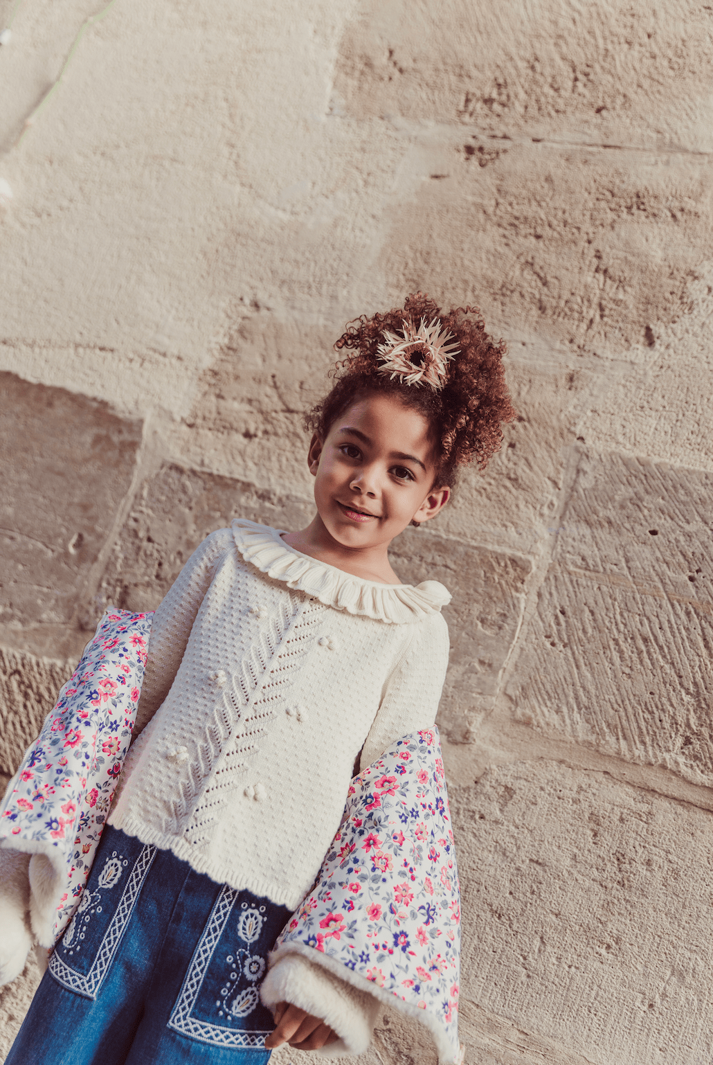 Louise Misha Evina Sweater in Cream Louise Misha